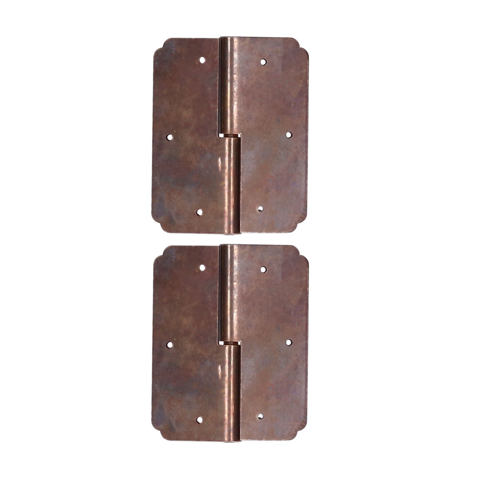 2Set Square Hinge 6cm Chinese Antique Cabinet Hinge Furniture Hardware Accessories view 6