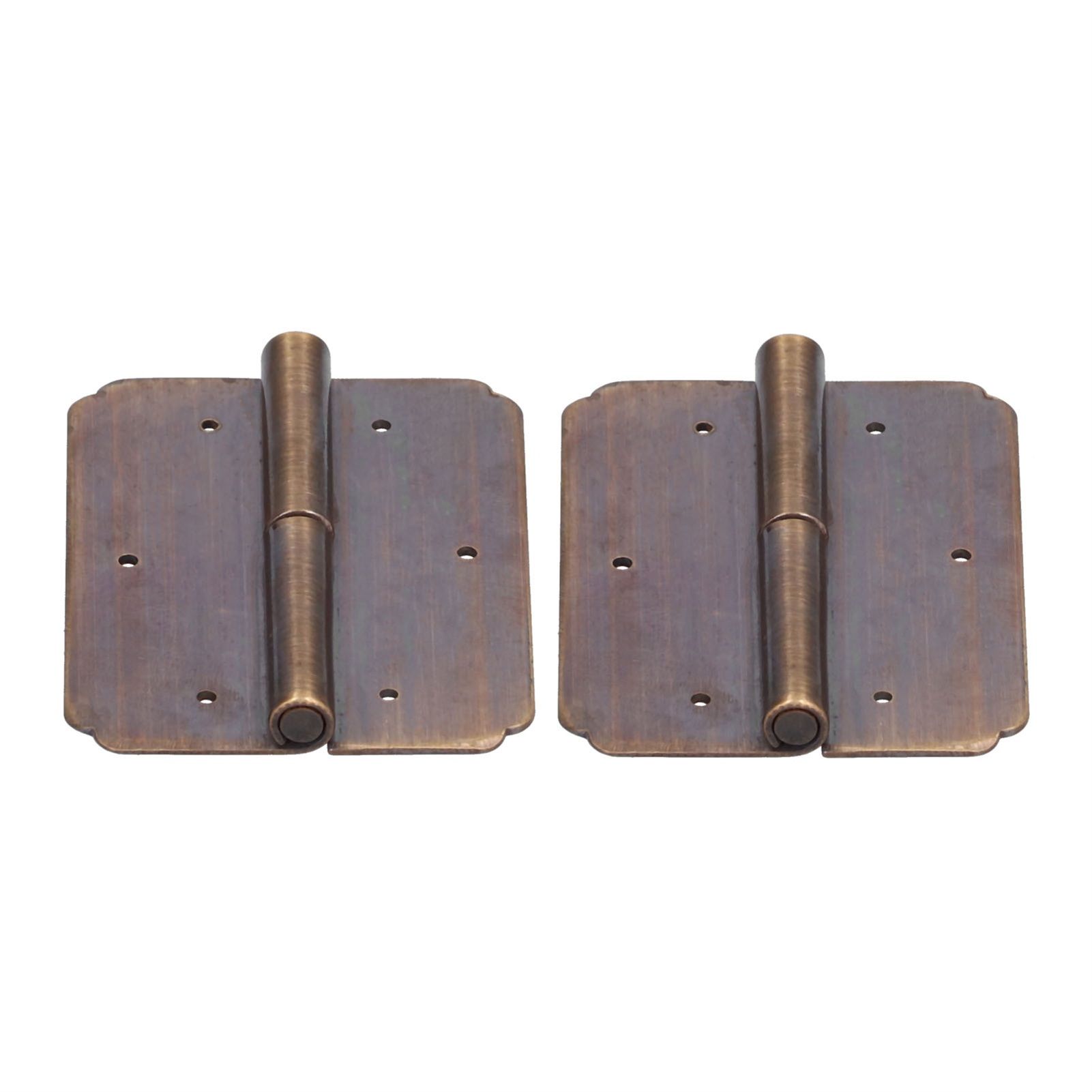 2Set Square Hinge 6cm Chinese Antique Cabinet Hinge Furniture Hardware Accessories view 9