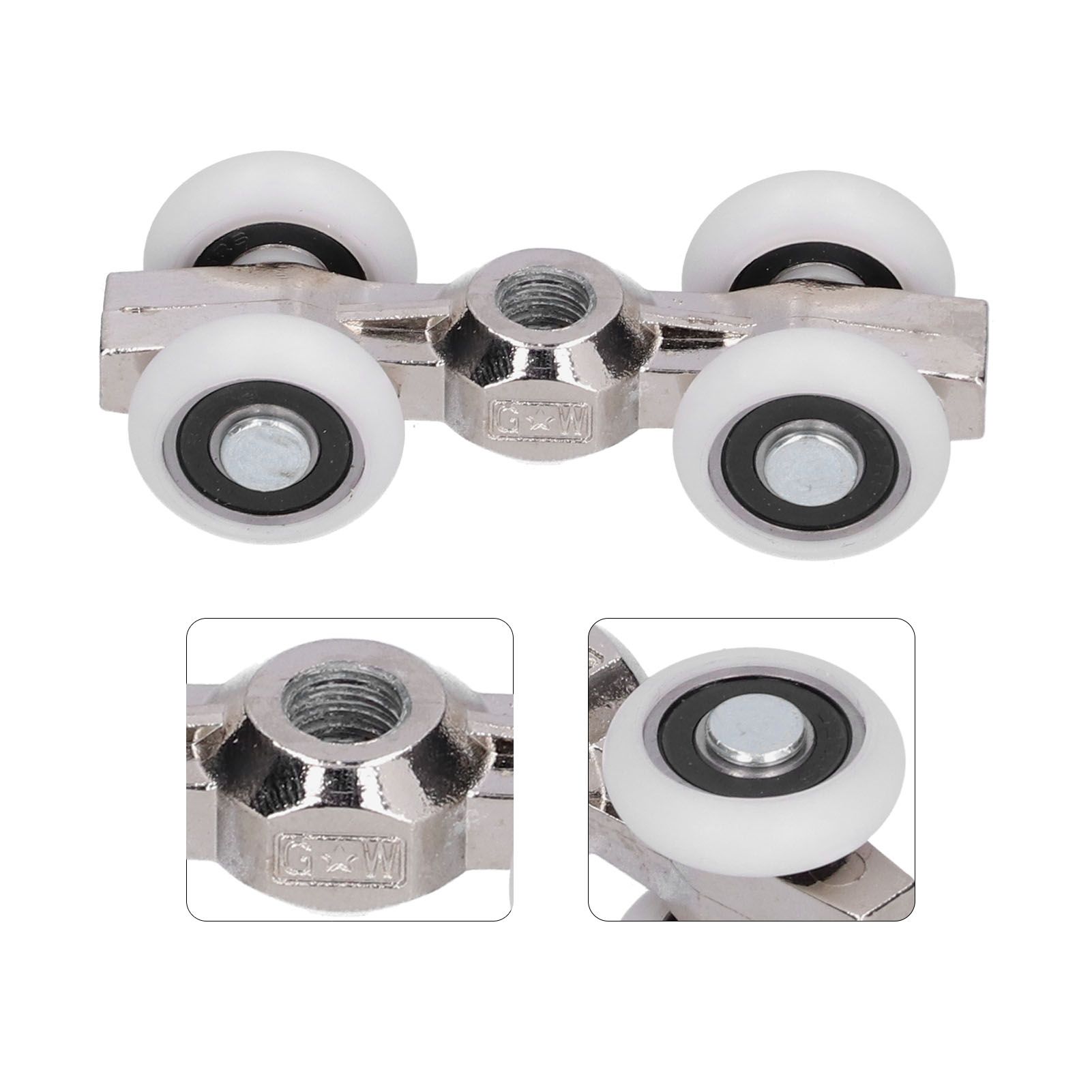Shower Door Sliding Wheel Suspension Outer Pulley Roller Replacement view 8