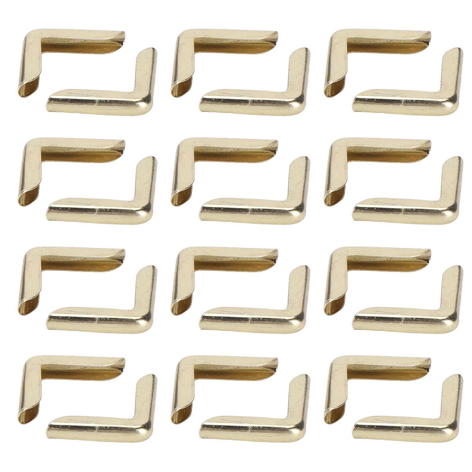 100Pcs Book Corner Protector Aluminum Alloy Gold Vintage Corner Guard for — image 1