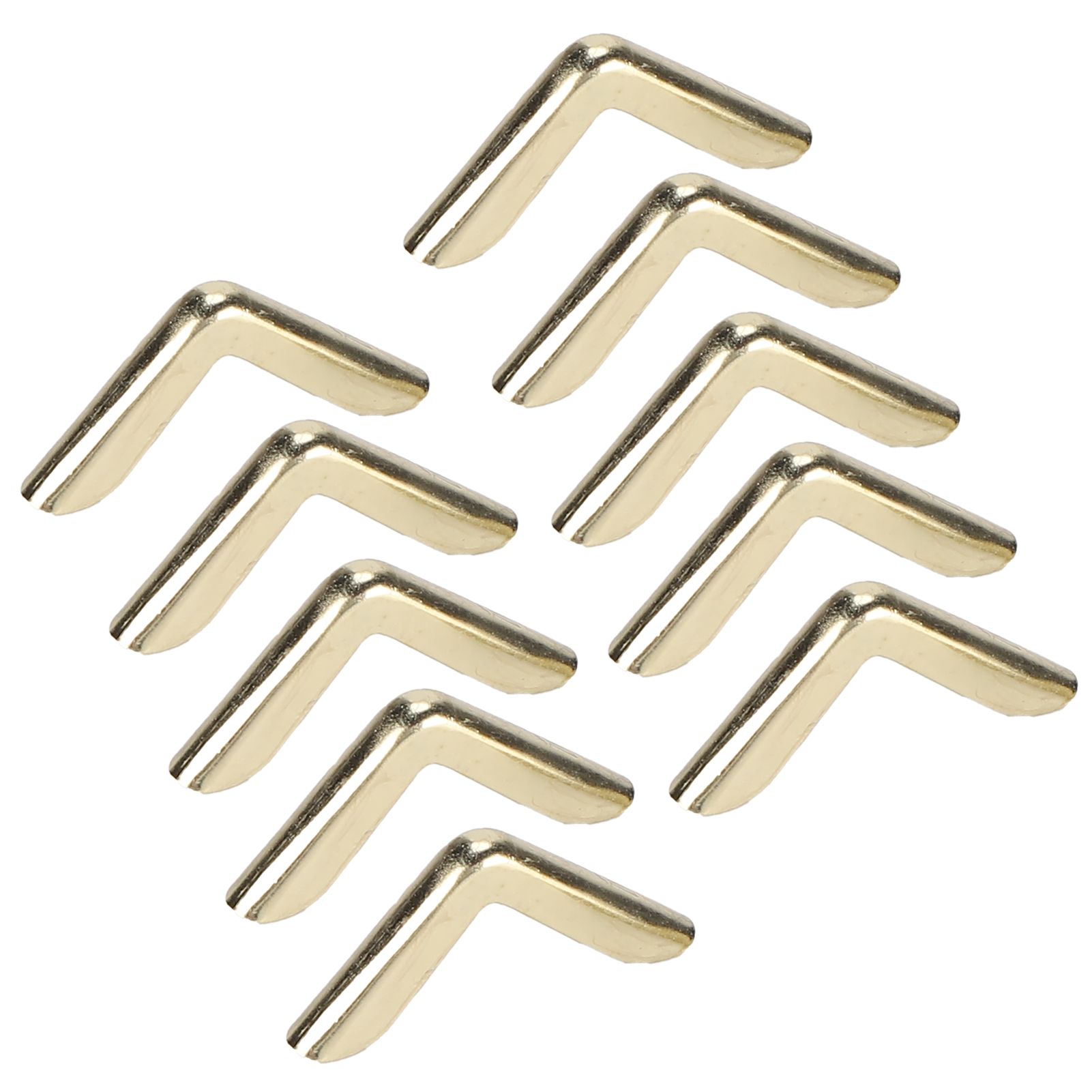 100Pcs Book Corner Protector Aluminum Alloy Gold Vintage Corner Guard for view 3