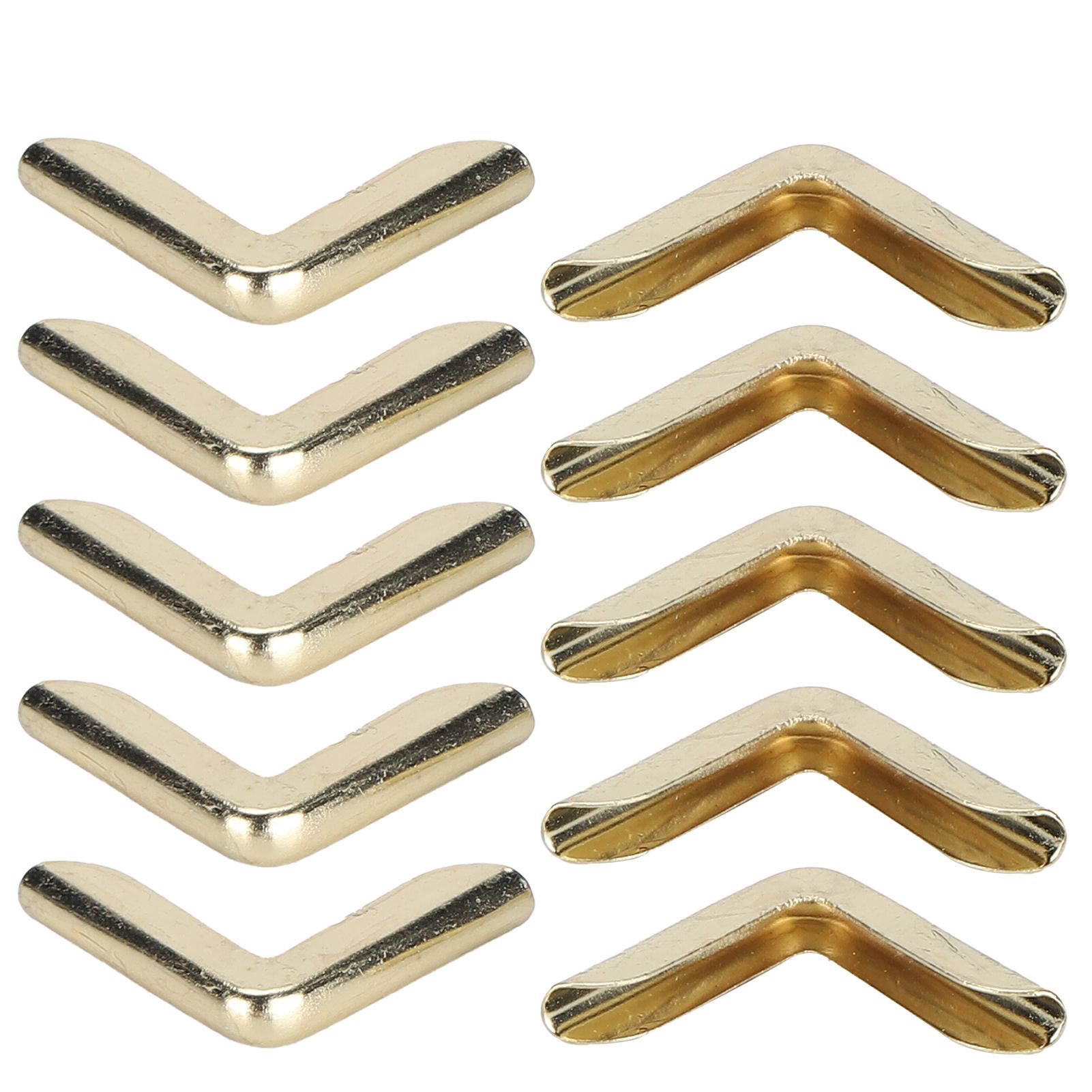 100Pcs Book Corner Protector Aluminum Alloy Gold Vintage Corner Guard for view 5