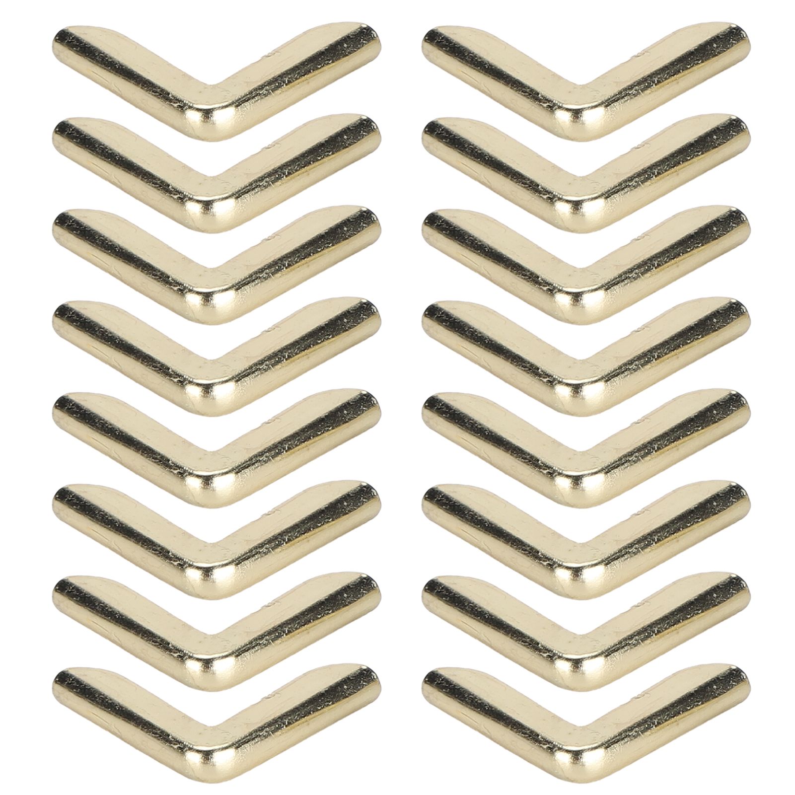 100Pcs Book Corner Protector Aluminum Alloy Gold Vintage Corner Guard for view 6