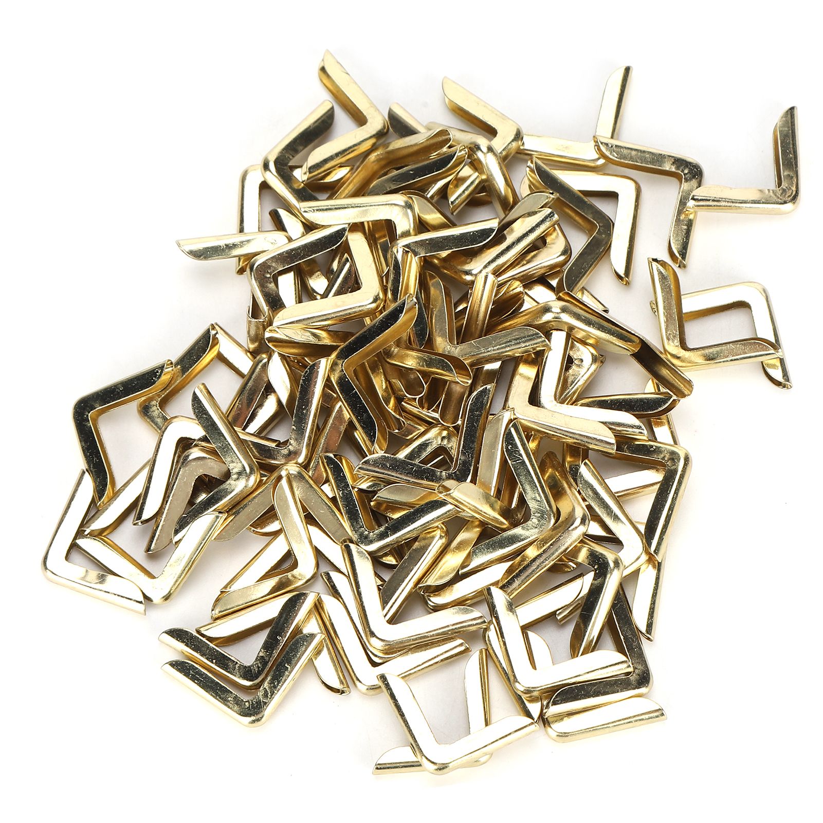 100Pcs Book Corner Protector Aluminum Alloy Gold Vintage Corner Guard for view 8