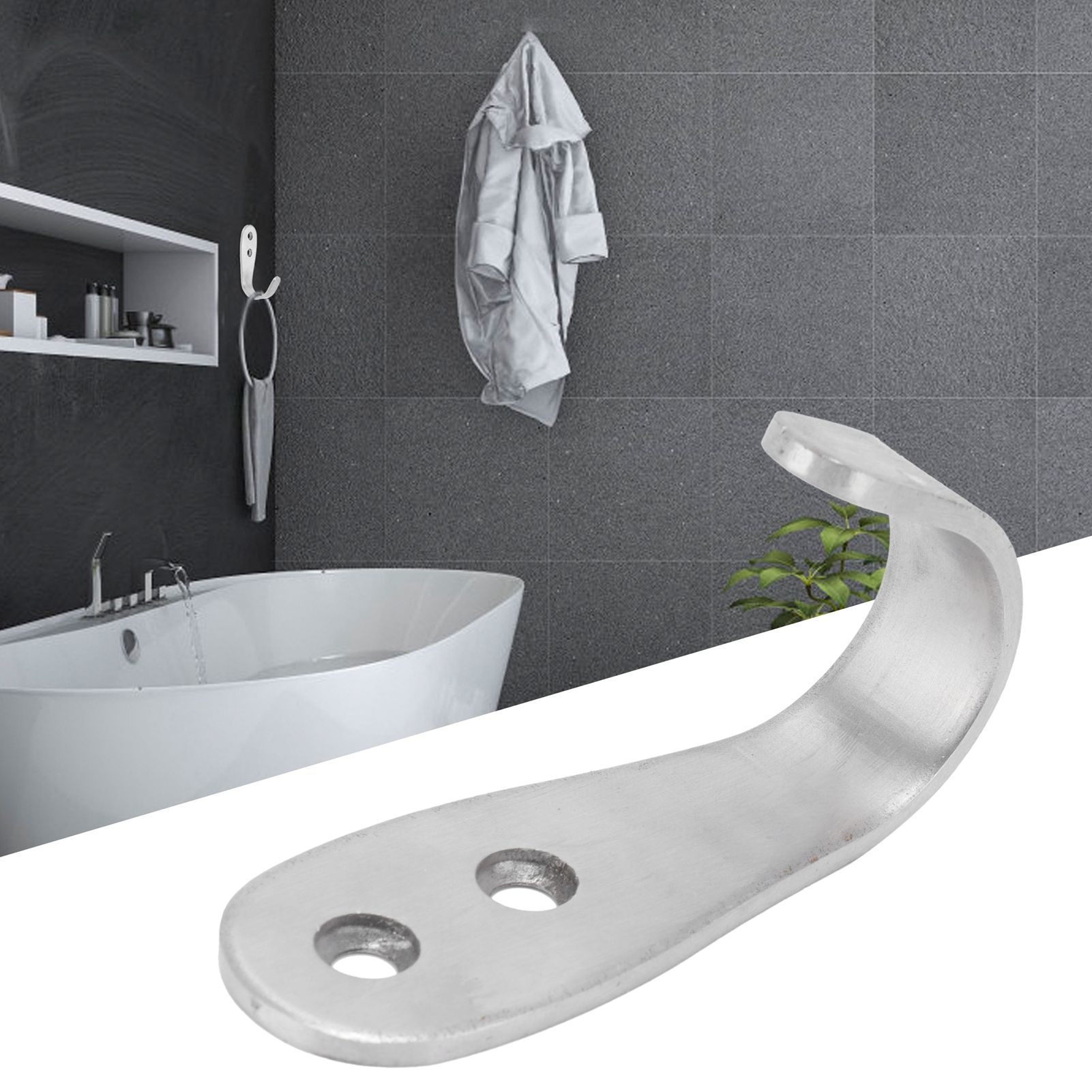 Stainless Steel Hook Heavy Duty Clothes Towels Coats Wall Hook for Home Bathroom view 11