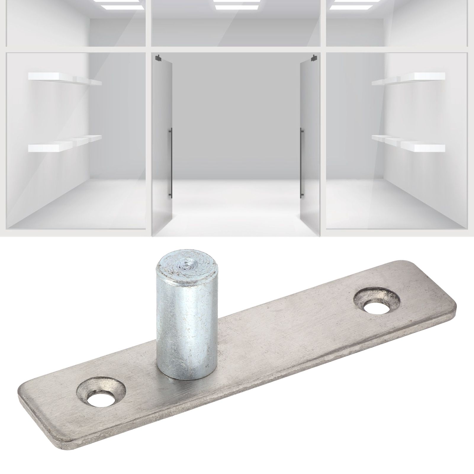 Stainless Steel Door Pivot Hinge Pin Home Glass Door Accessory Hardware Supplies view 11