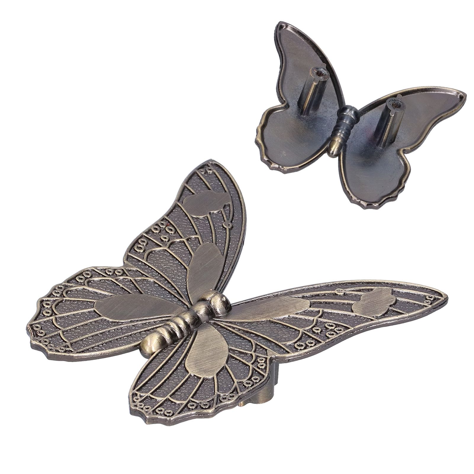 Butterfly Shape Handle Single Hole Double Hole Cabinet Knob Pull for Drawer view 3