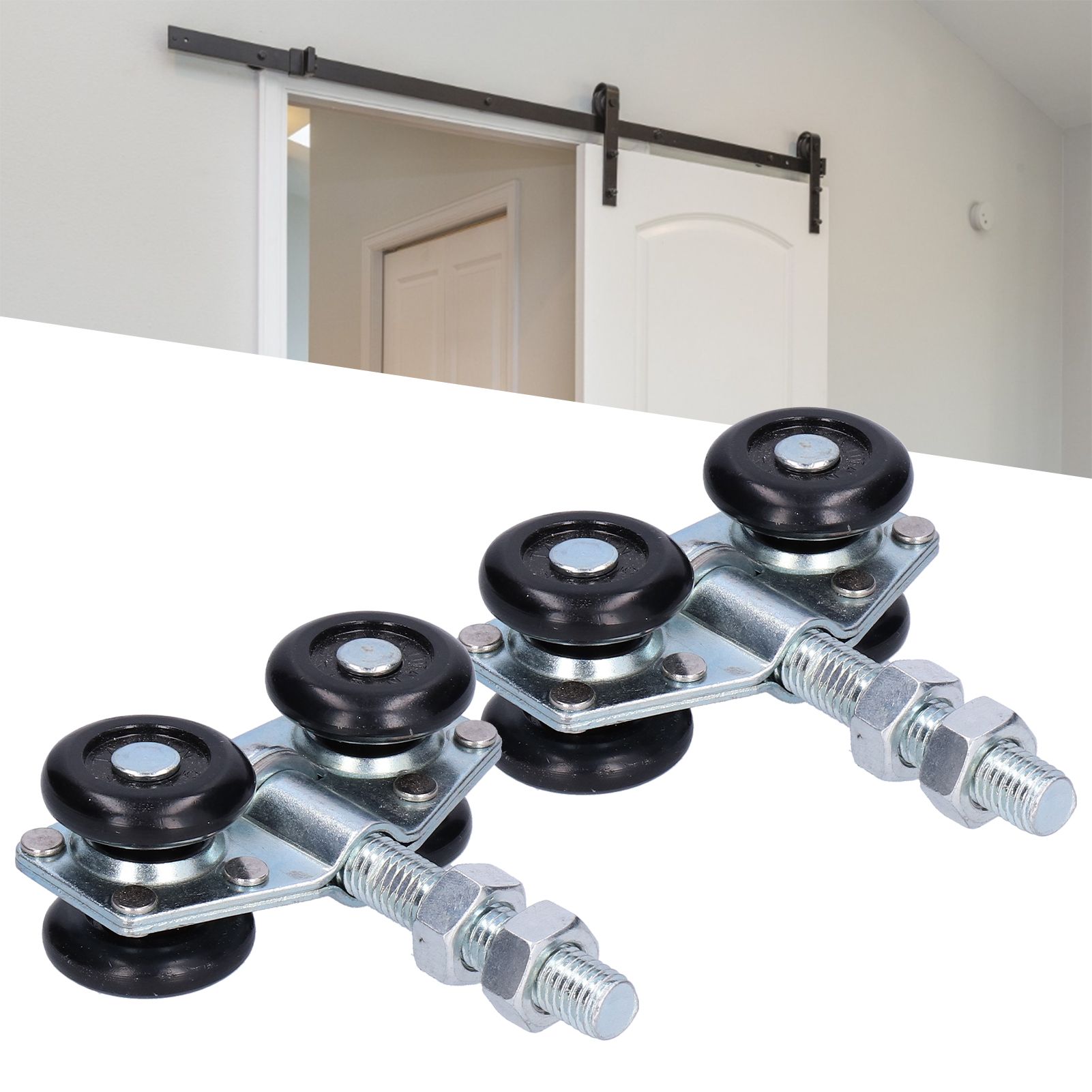 2Pcs Sliding Door Hanging Wheel Suspension Pulley Roller Glass Door Hardware view 11