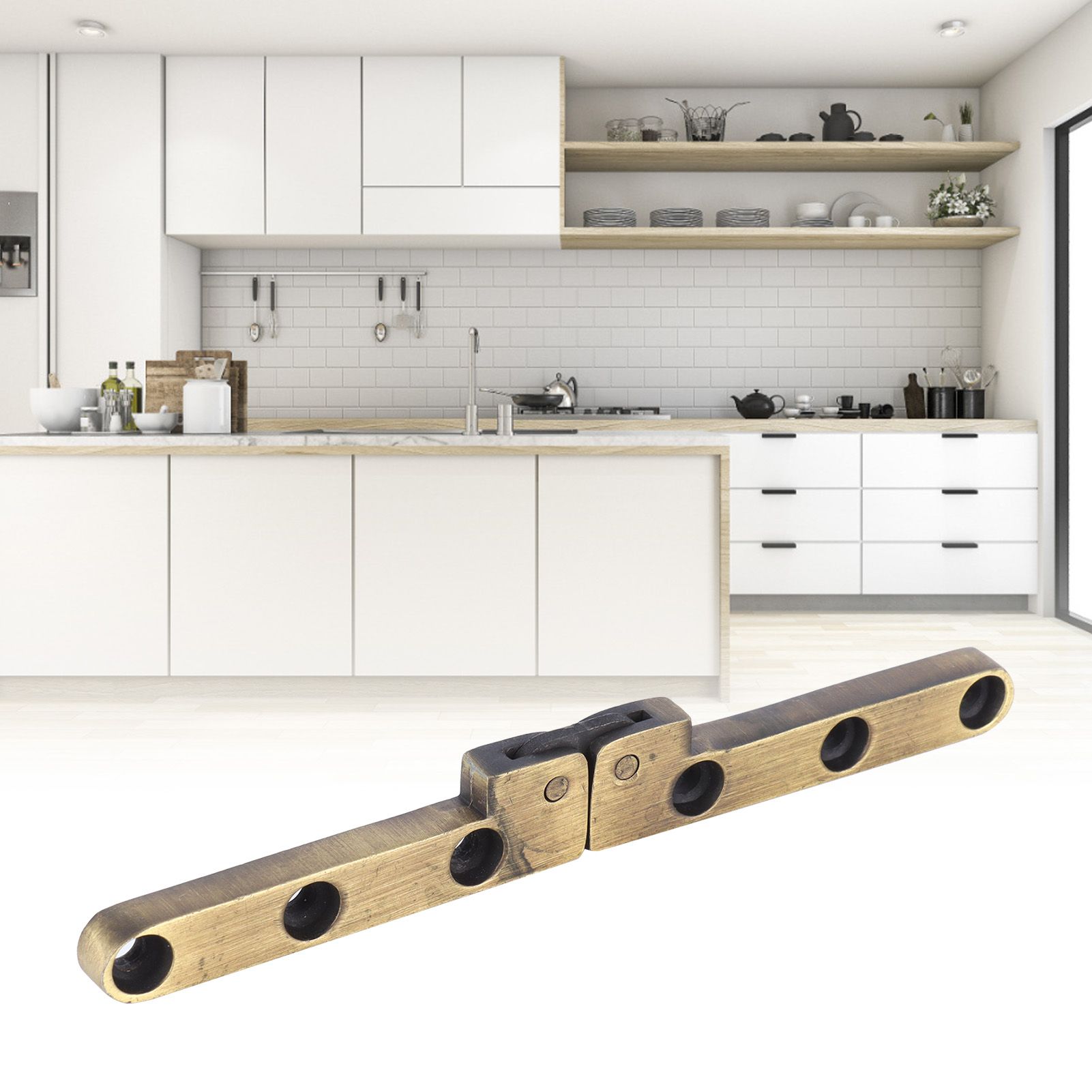 90 Degree Flap Hinge Durable Folding Cabinet Hinge Hardware Accessory for Home view 12