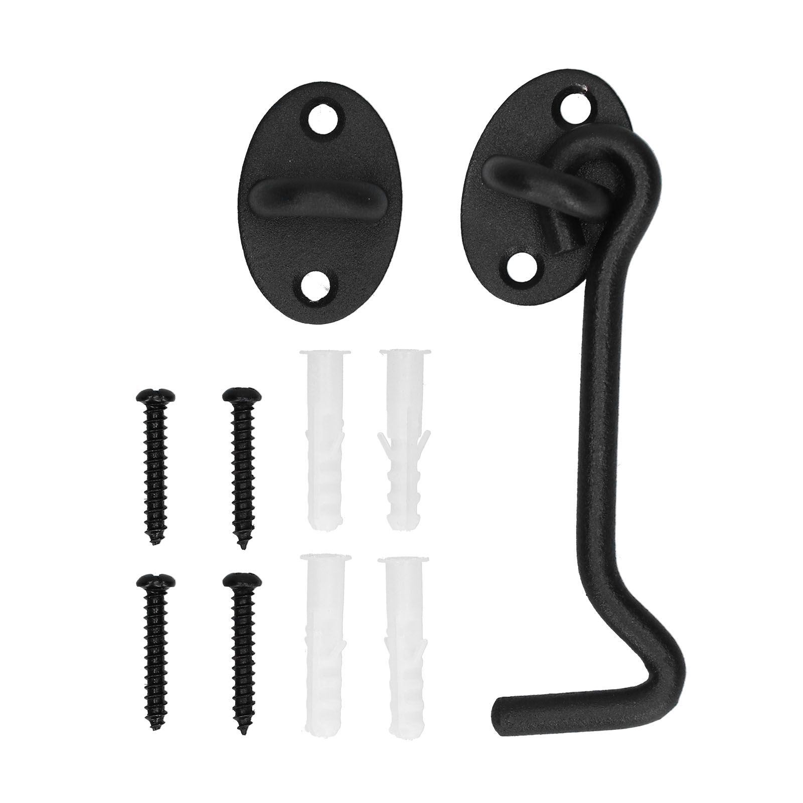 Barn Door Lock Stainless Steel Sliding Door Gate Latch Kit Hardware Accessory view 2