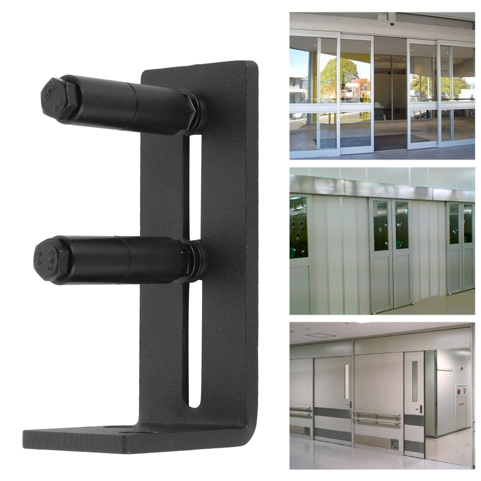 Sliding Barn Door Guide Carbon Steel Bottom Floor Roller Guide Kit Hardware view 11