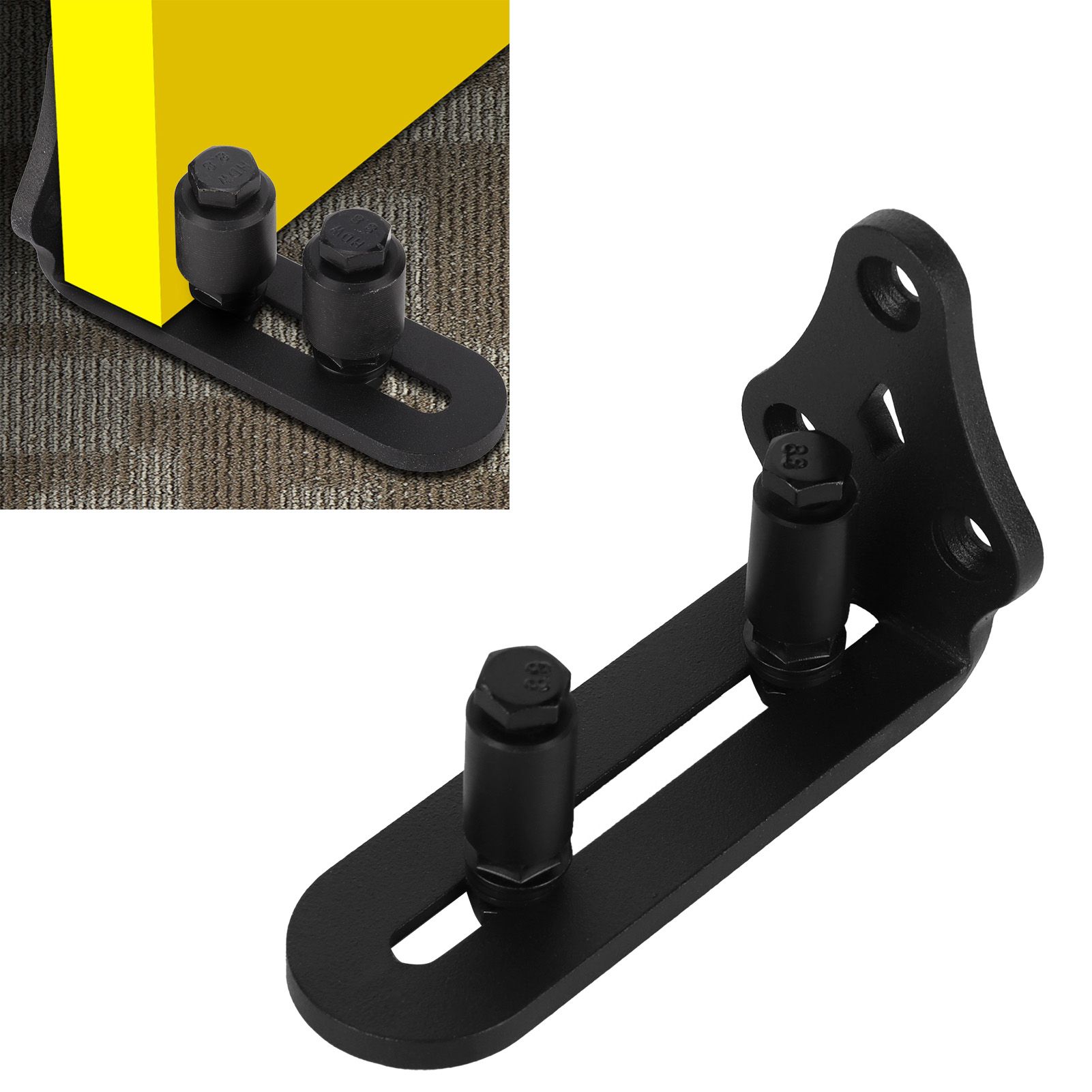 Carbon Steel Floor Roller Guide Sliding Door Bottom Floor Guide Barn Door view 12