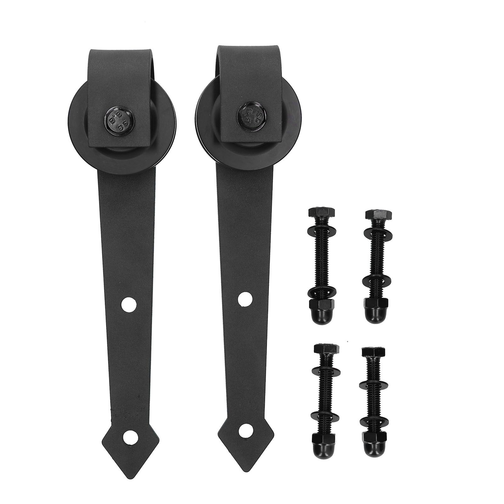 Barn Door Hanging Wheel Carbon Steel Pulley Roller with Screw Sliding Door view 2