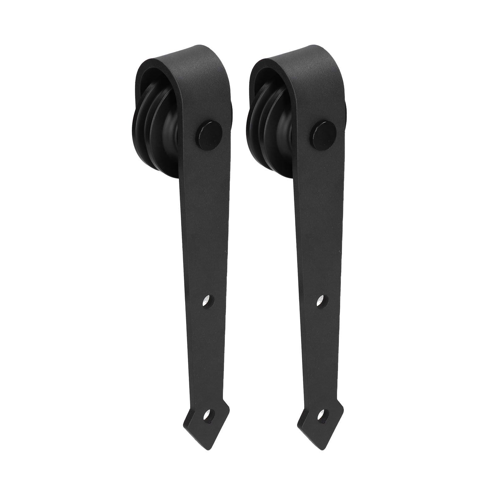 Barn Door Hanging Wheel Carbon Steel Pulley Roller with Screw Sliding Door view 3