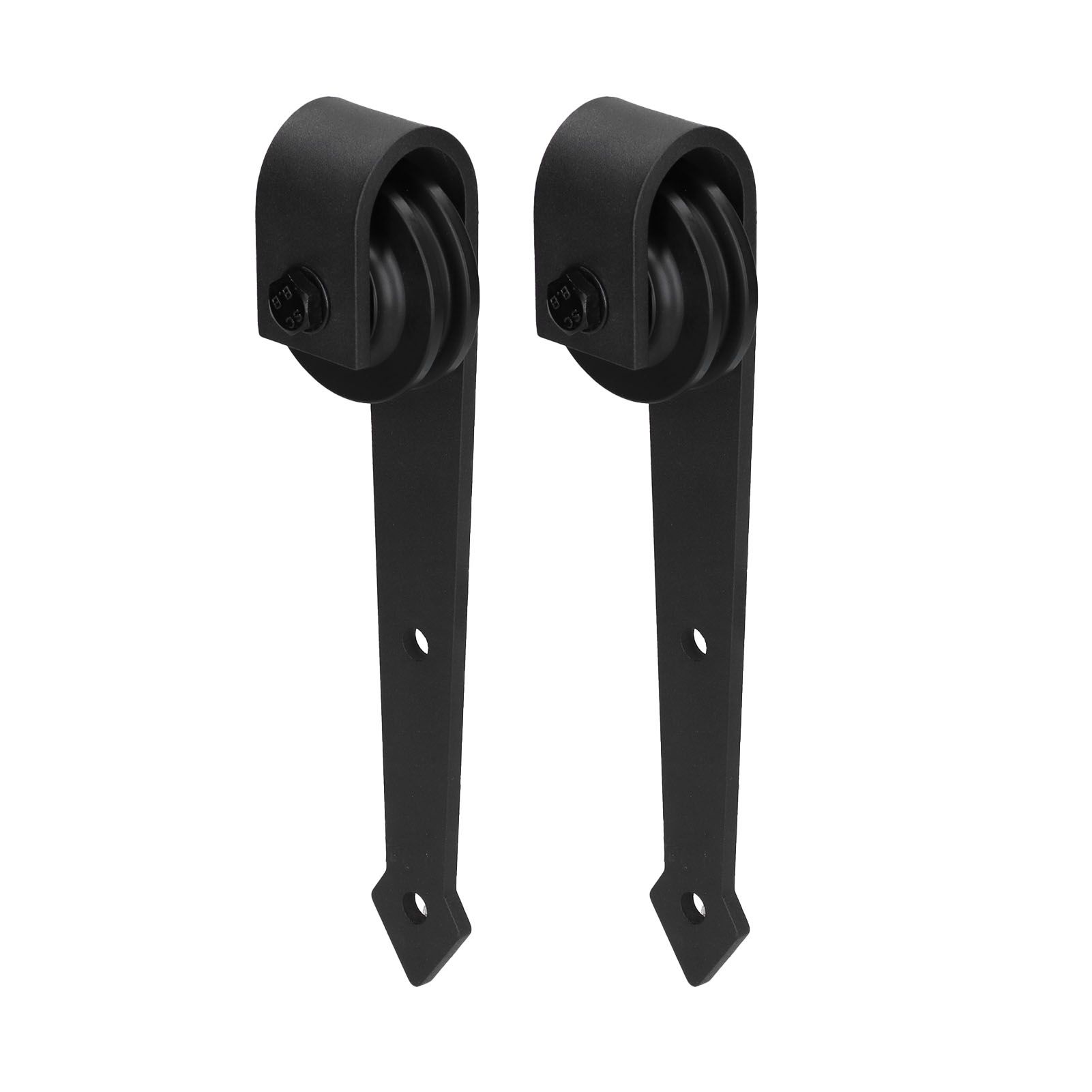 Barn Door Hanging Wheel Carbon Steel Pulley Roller with Screw Sliding Door view 6
