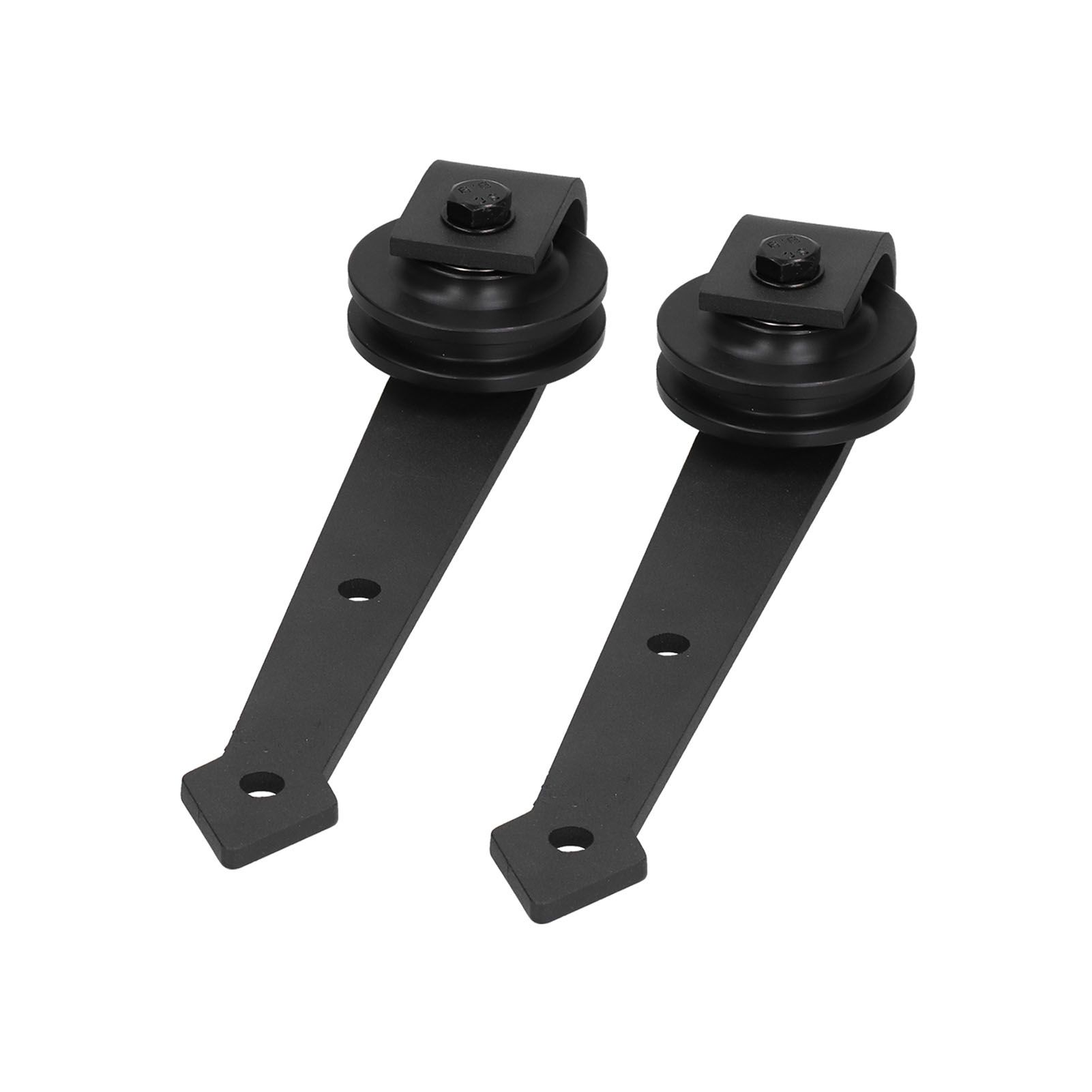 Barn Door Hanging Wheel Carbon Steel Pulley Roller with Screw Sliding Door view 8