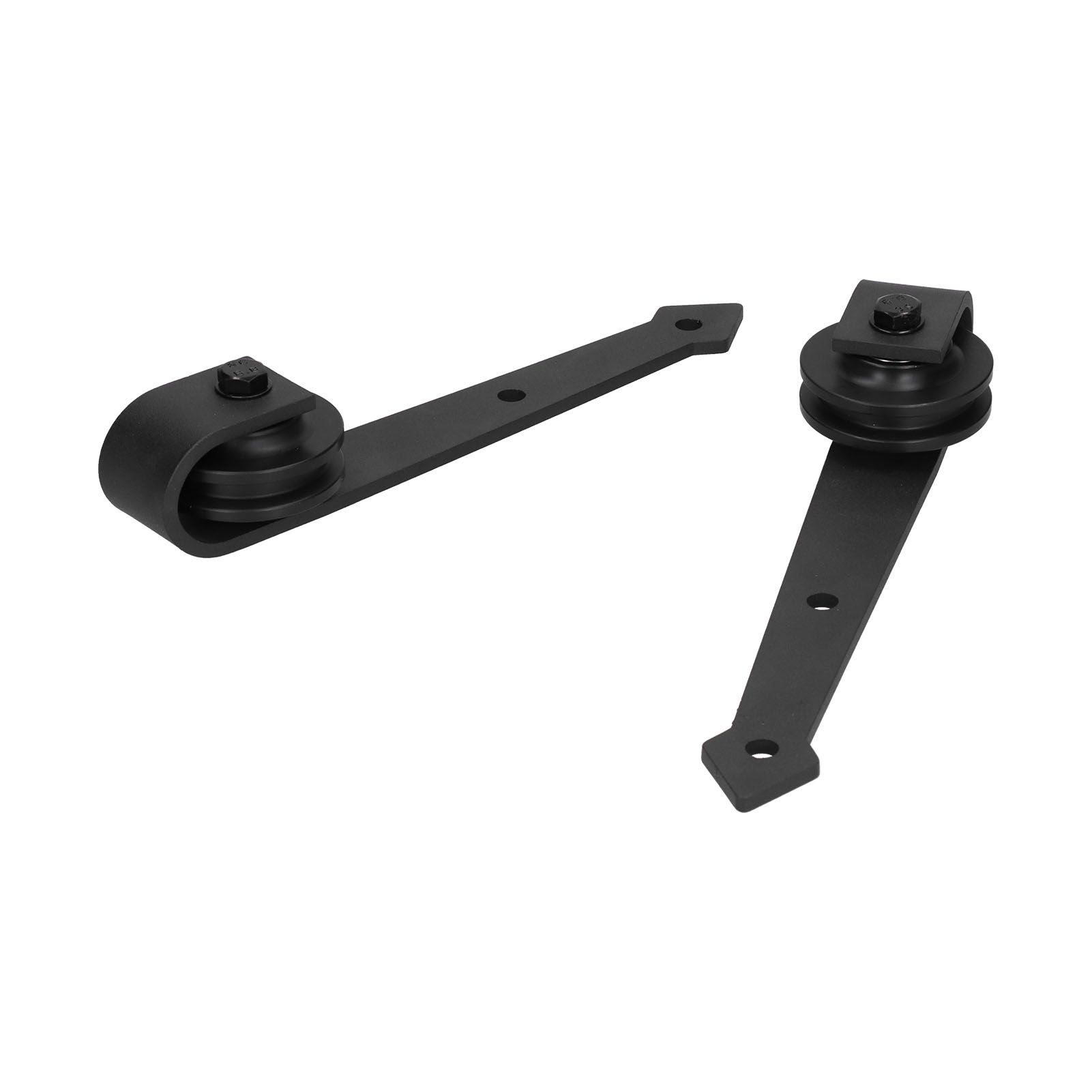 Barn Door Hanging Wheel Carbon Steel Pulley Roller with Screw Sliding Door view 10