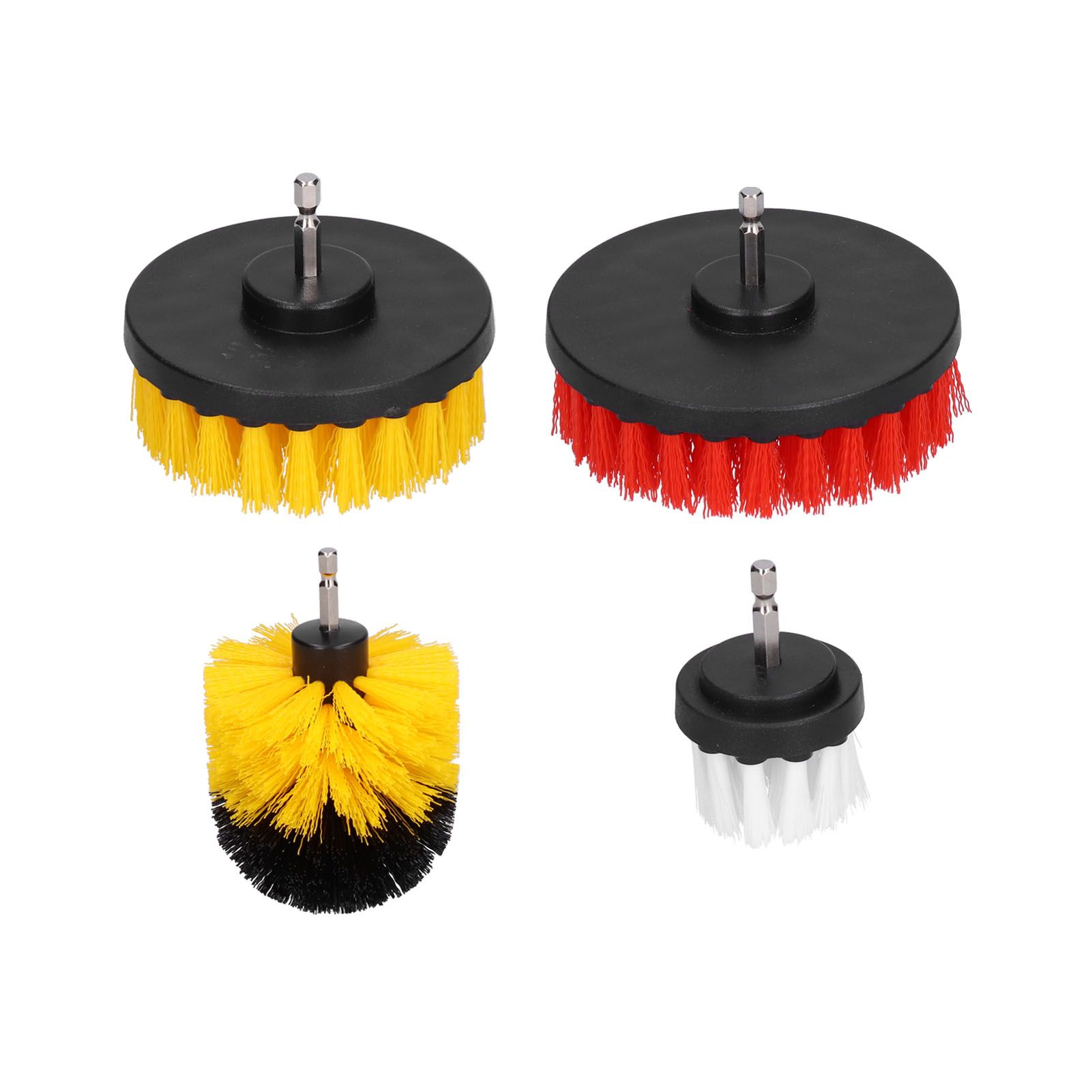 4PCS Drill Brush Attachment Kit Drill Brush Power Scrubber for Cleaning Wall view 3