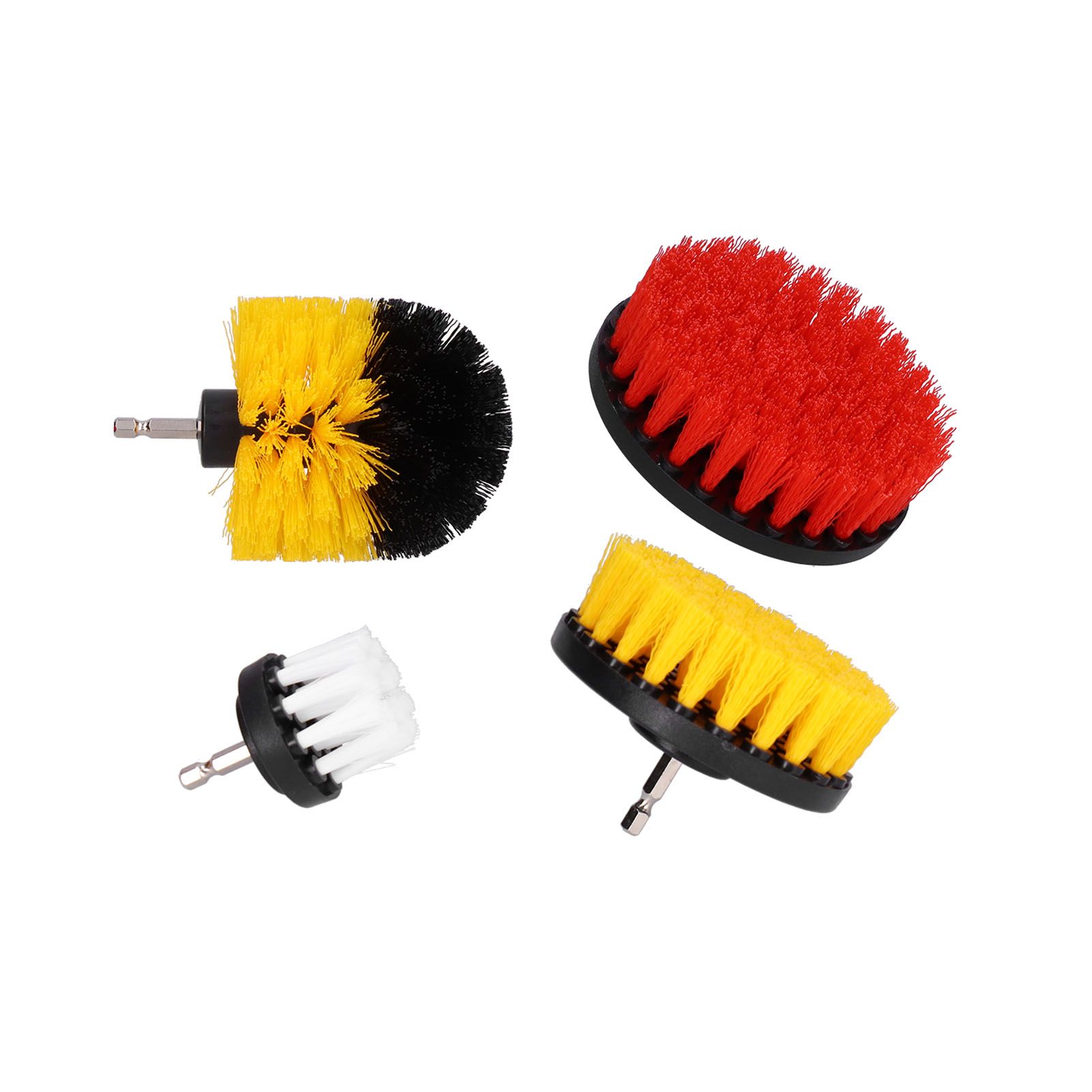 4PCS Drill Brush Attachment Kit Drill Brush Power Scrubber for Cleaning Wall view 5