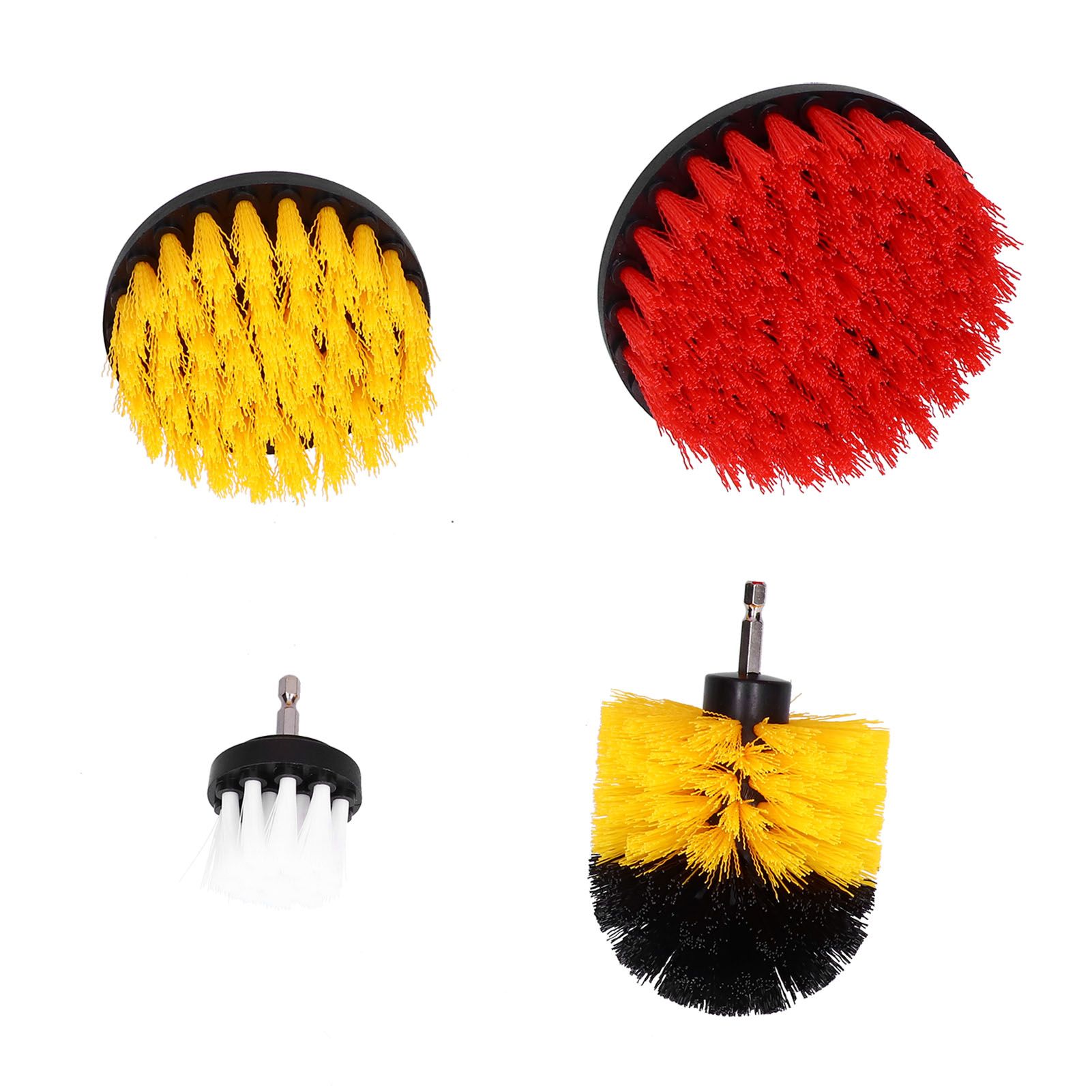 4PCS Drill Brush Attachment Kit Drill Brush Power Scrubber for Cleaning Wall view 10