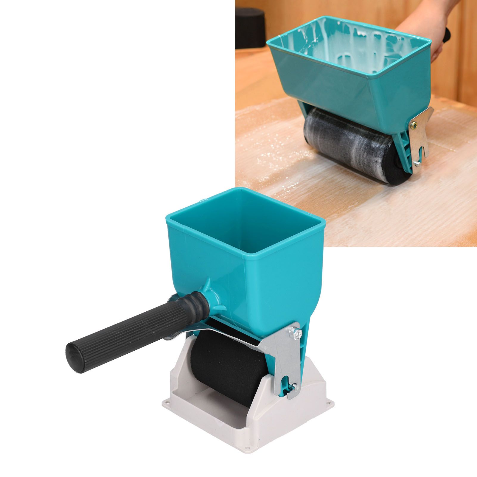 Manual Roller Type Glue Applicator Large Capacity Storage Tank Quick Coating view 11