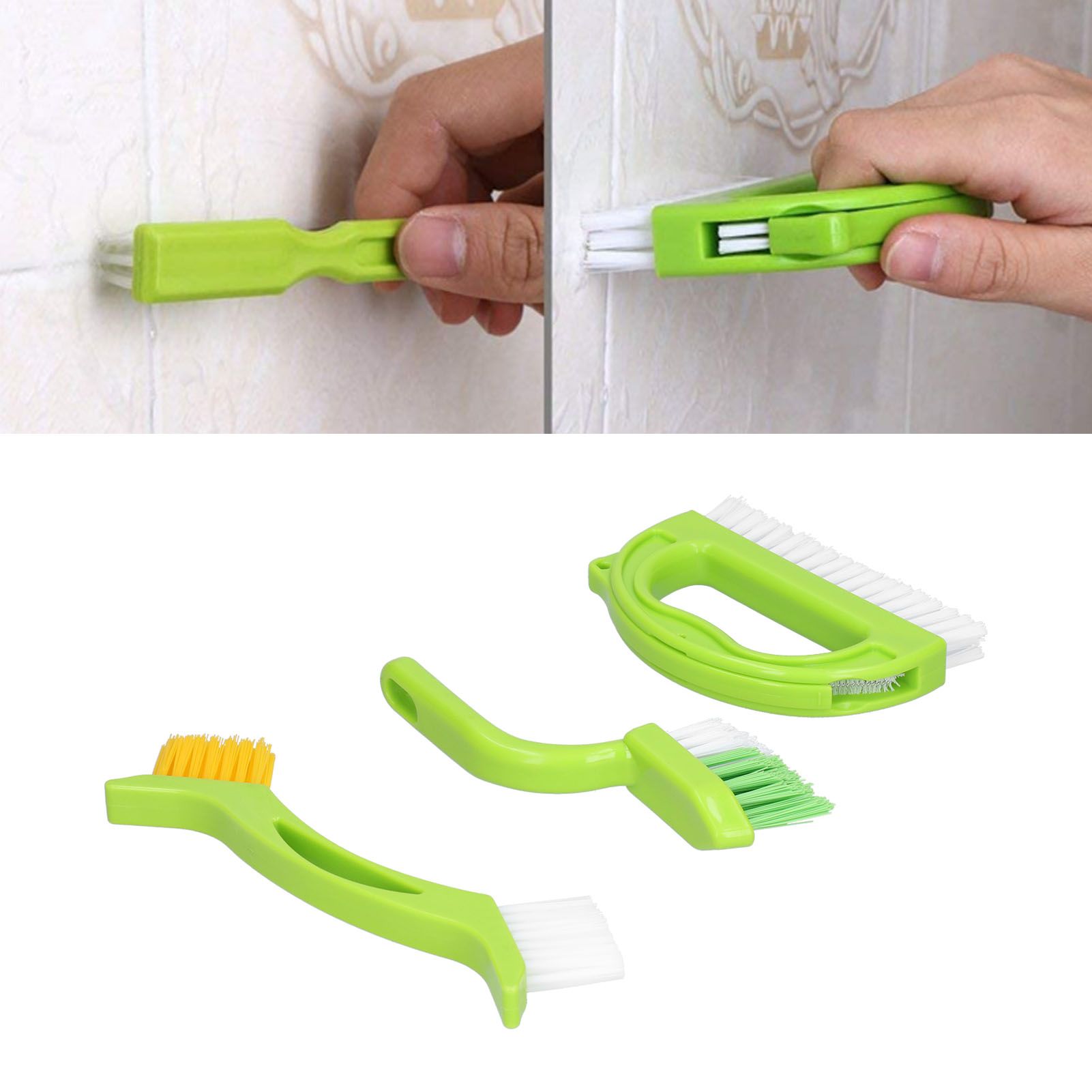 4PCS Grout Cleaner Brush Tile Joint Cleaning Scrubber Brush for Bathtub Basin view 11