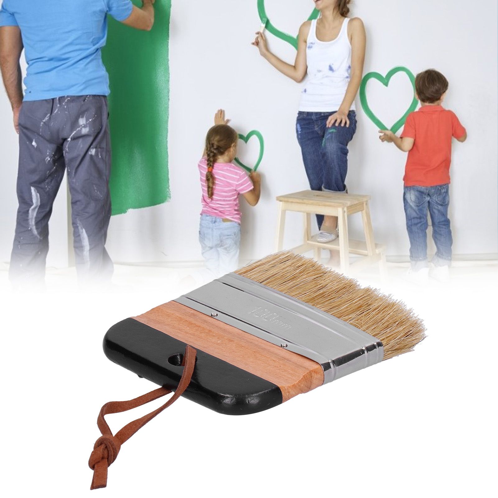 Multifunctional Paint Brush with Wooden Handle for Painting Waxing Varnishes view 12