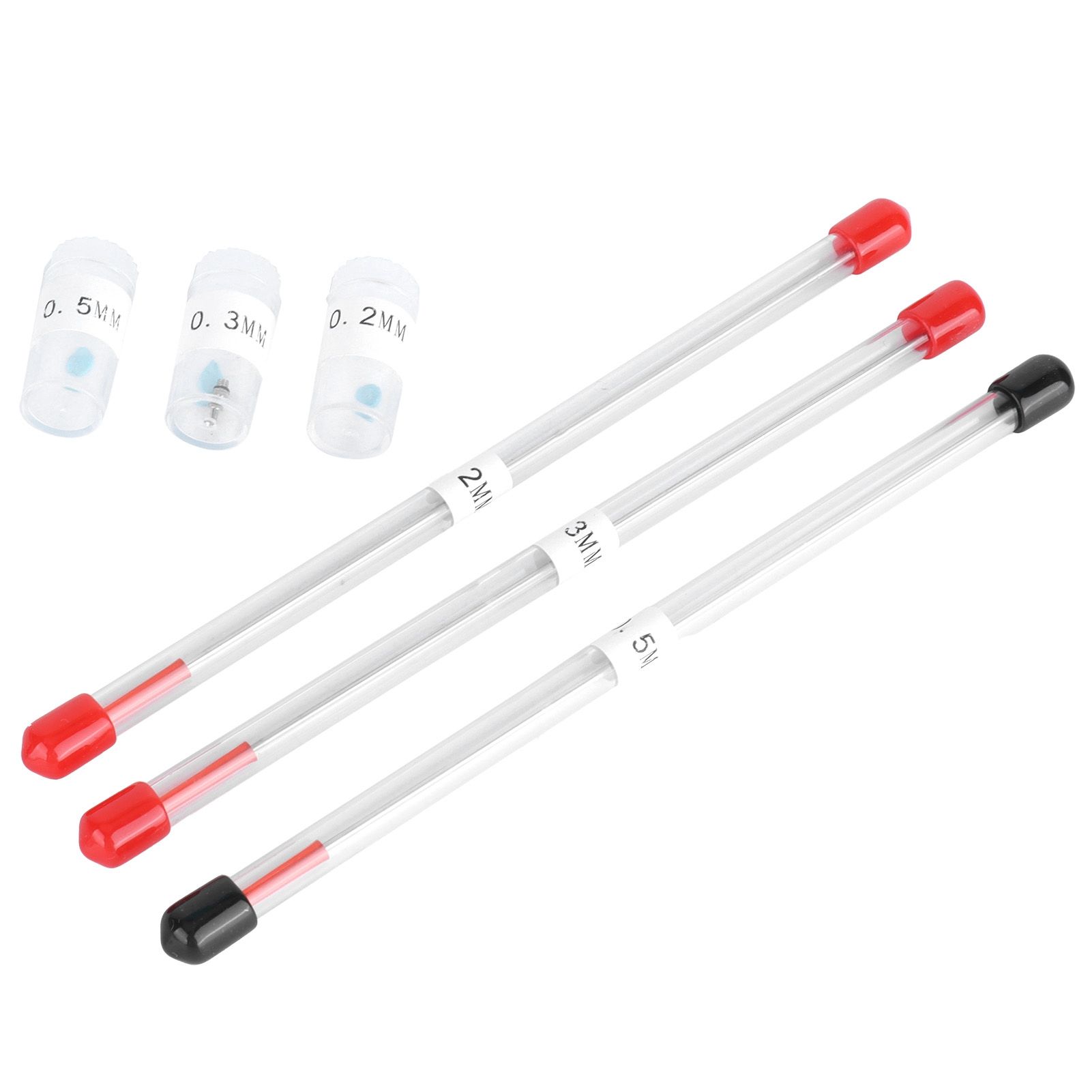Airbrush Needles Replacement Parts with 0.2/0.3/0.5mm Nozzle for Airbrush