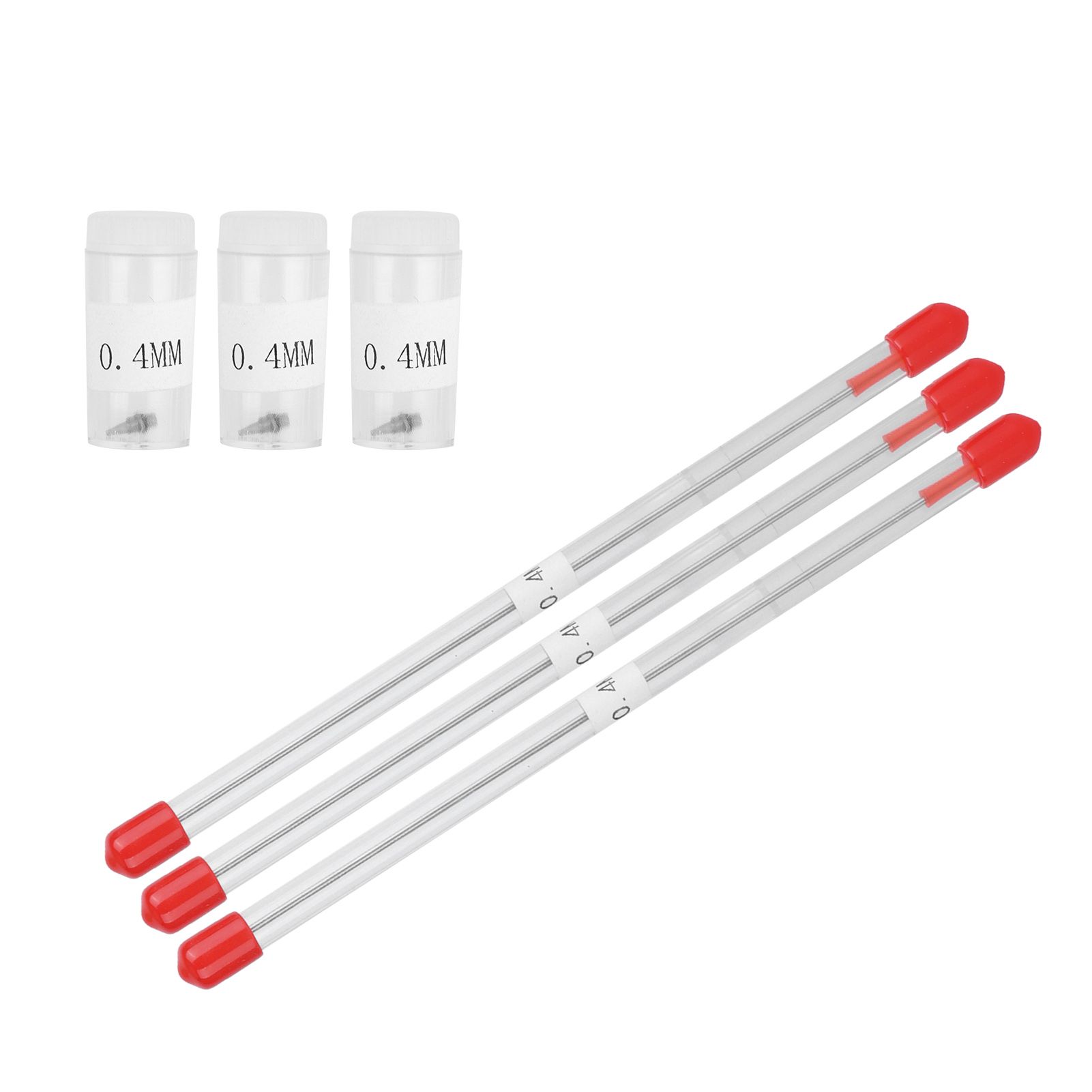 3 Set 0.4mm Airbrush Nozzle Airbrush Needles Replacement Parts for Spray Gun view 3