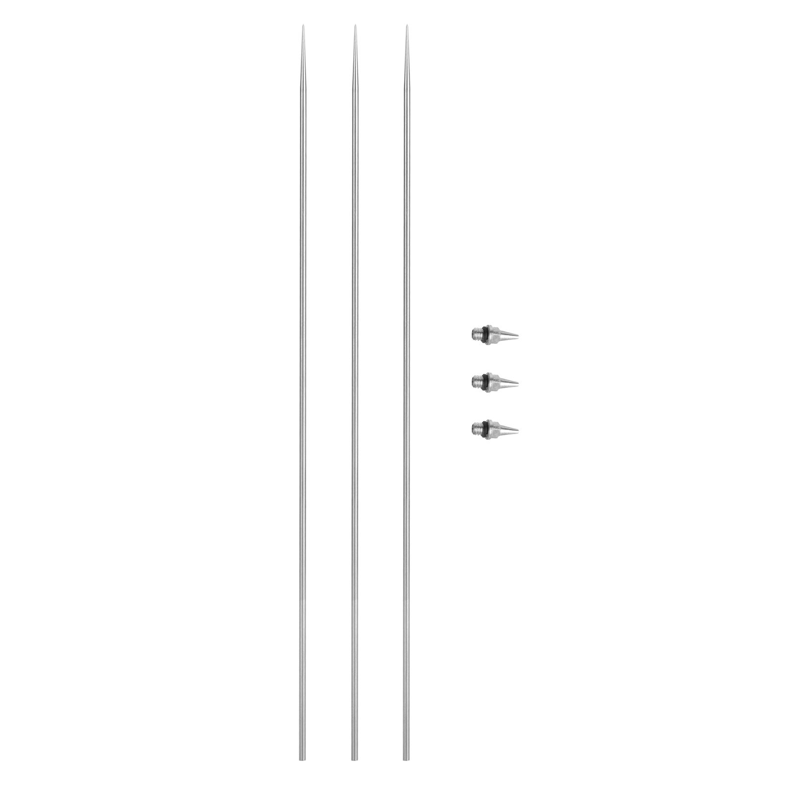 3 Set 0.4mm Airbrush Nozzle Airbrush Needles Replacement Parts for Spray Gun view 4