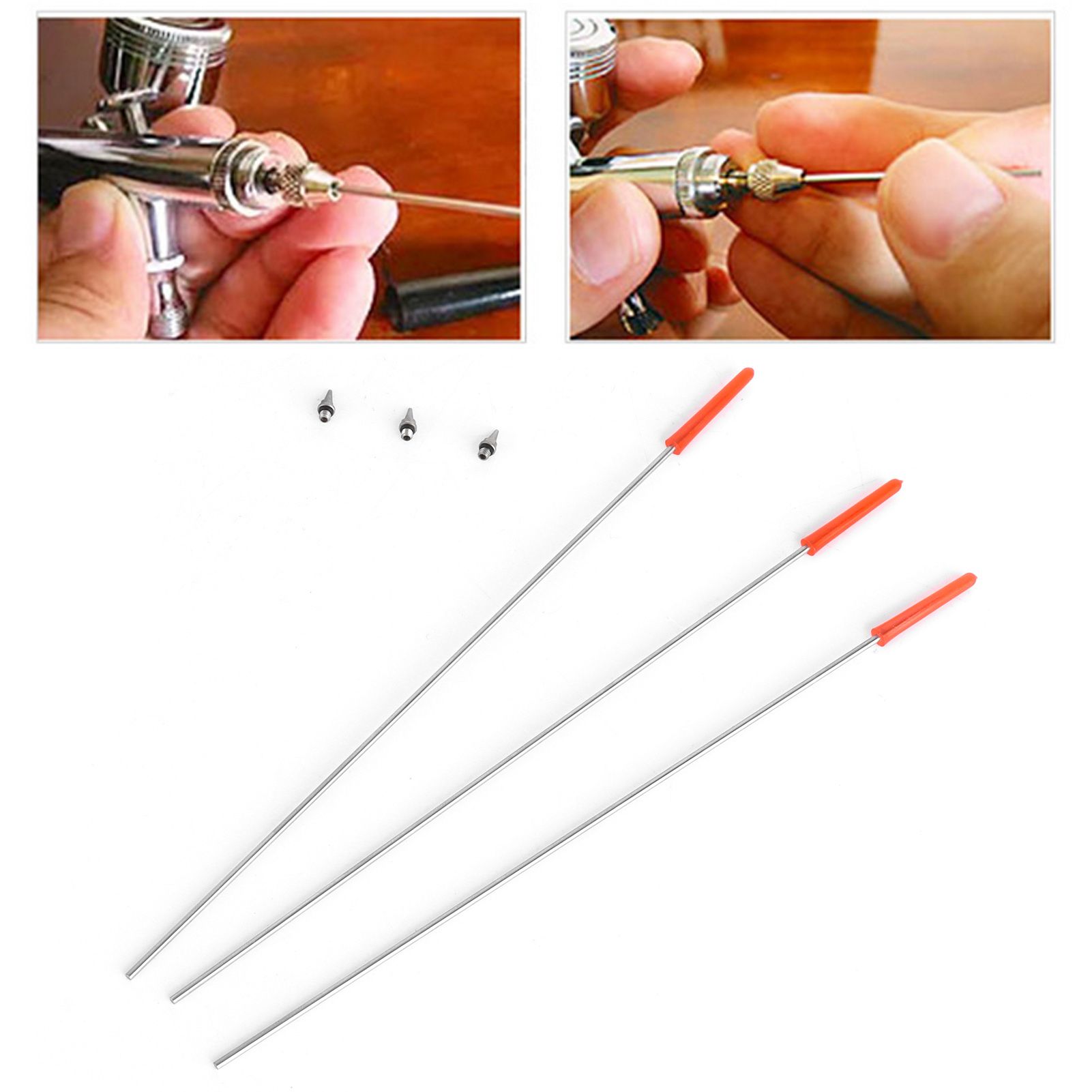 3 Set 0.4mm Airbrush Nozzle Airbrush Needles Replacement Parts for Spray Gun view 12