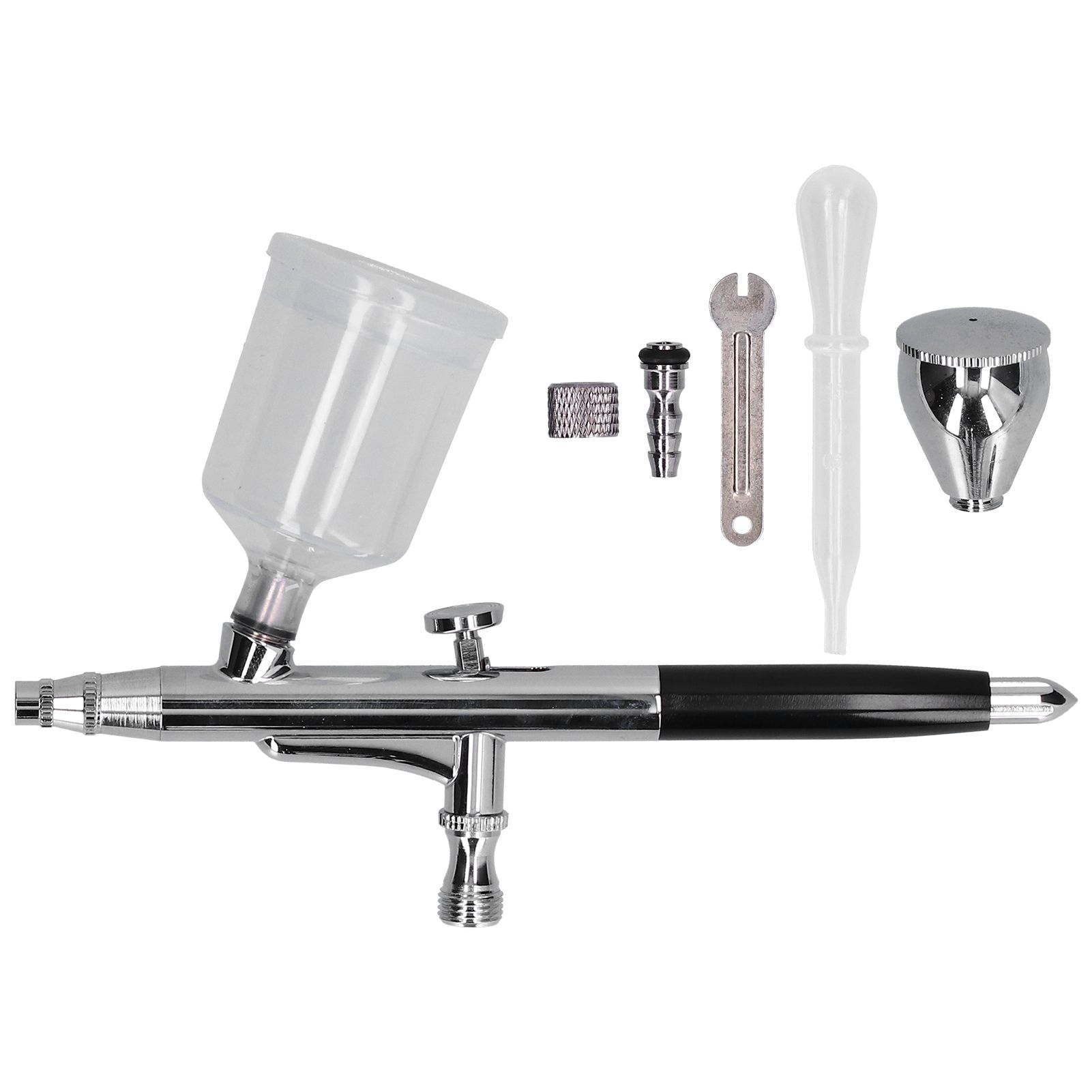 G1/8 Airbrush Kit Spray Gun Paint Air Brush for DIY Paint Spraying Model view 2