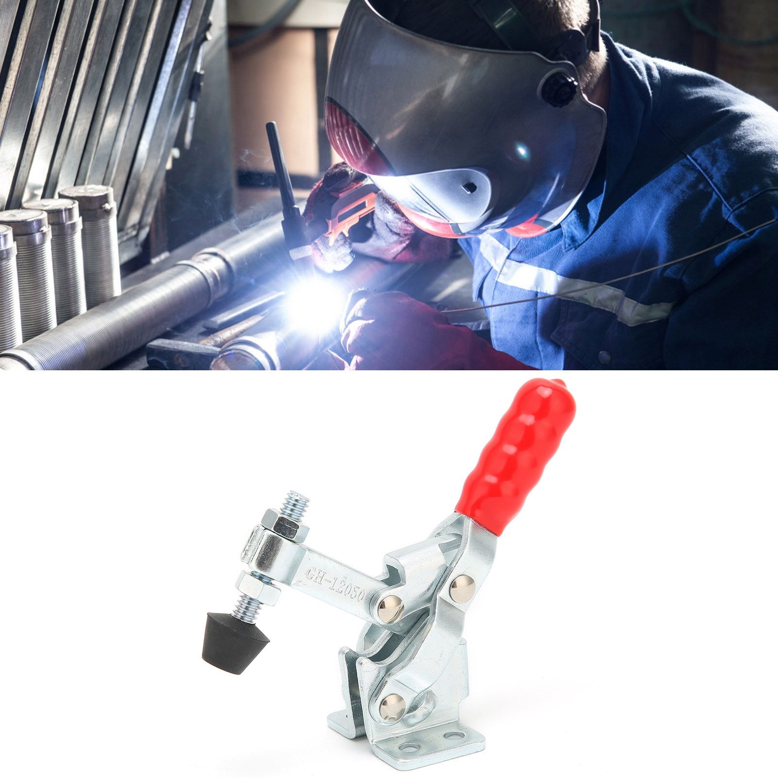 Vertical Type Toggle Clamp Quick‑Release Welding Fixture Clamping Device GH‑12050 view 12