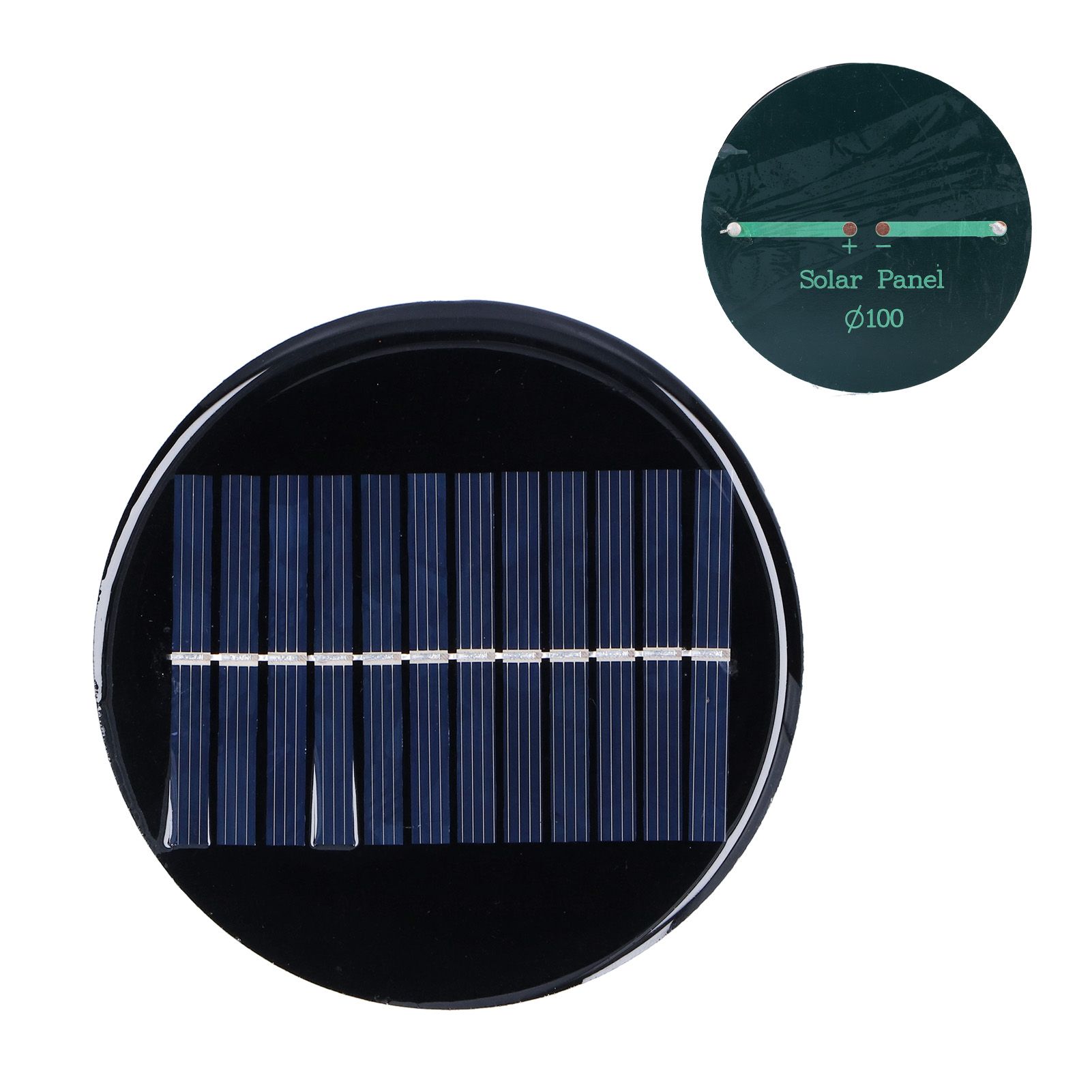 0.8W 6V 10cm Round Solar Panel DIY Solar Panel Solar Charging Board for Solar view 10