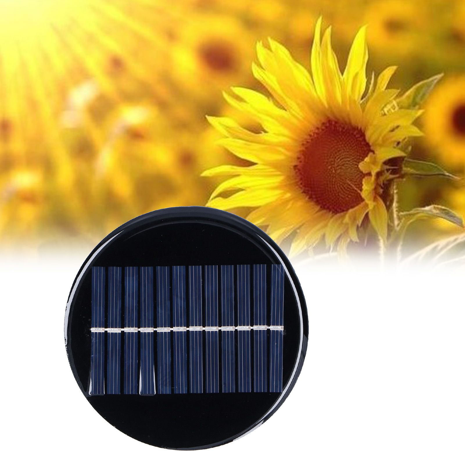 0.8W 6V 10cm Round Solar Panel DIY Solar Panel Solar Charging Board for Solar view 12
