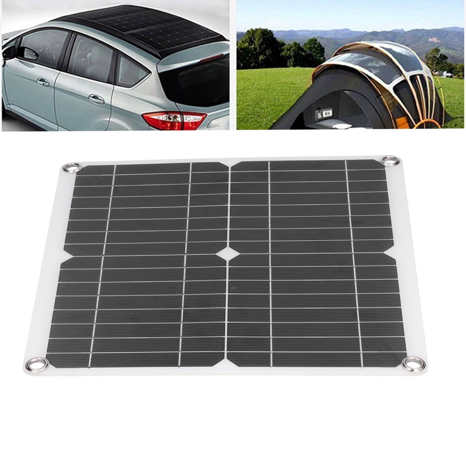 40W 18V Flexible Solar Panel Kit Monocrystalline Silicon Solar Charger Module view 12