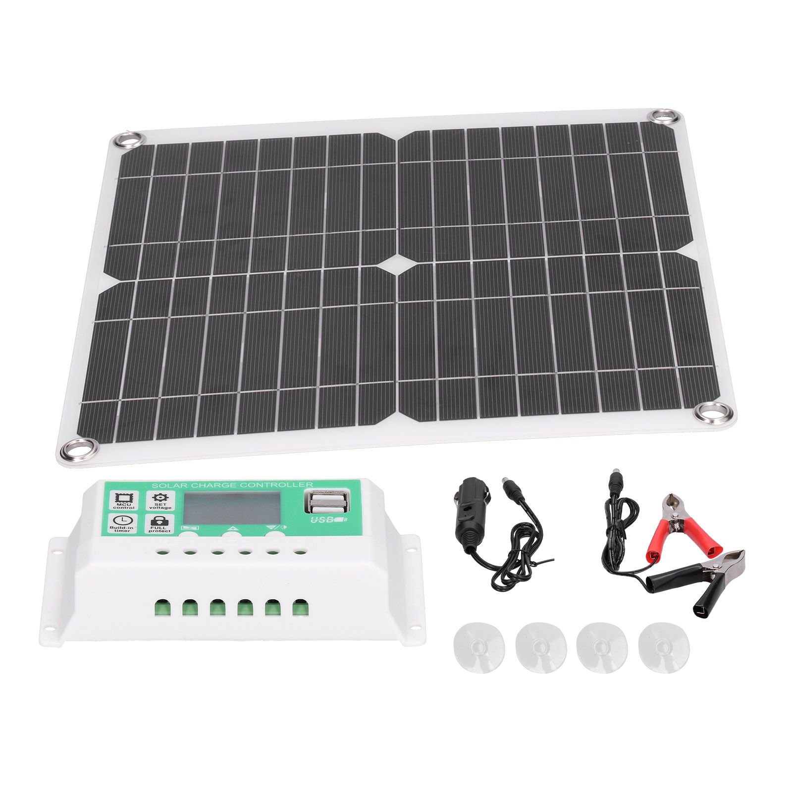 40W 18V Monocrystalline Silicon Flexible Solar Panel with 10A Solar Charge view 4