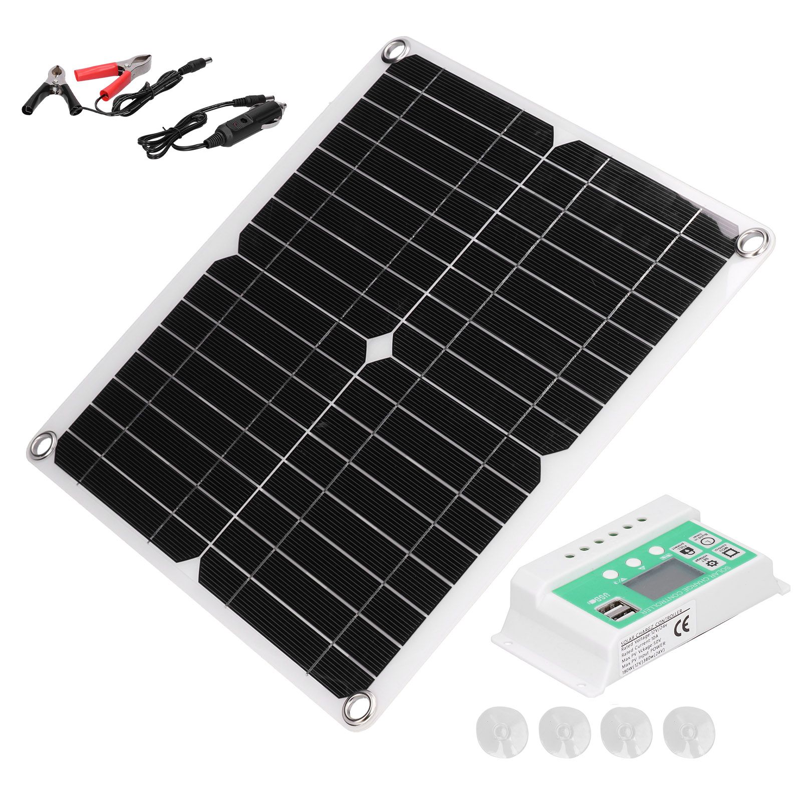 40W 18V Monocrystalline Silicon Flexible Solar Panel with 10A Solar Charge view 7
