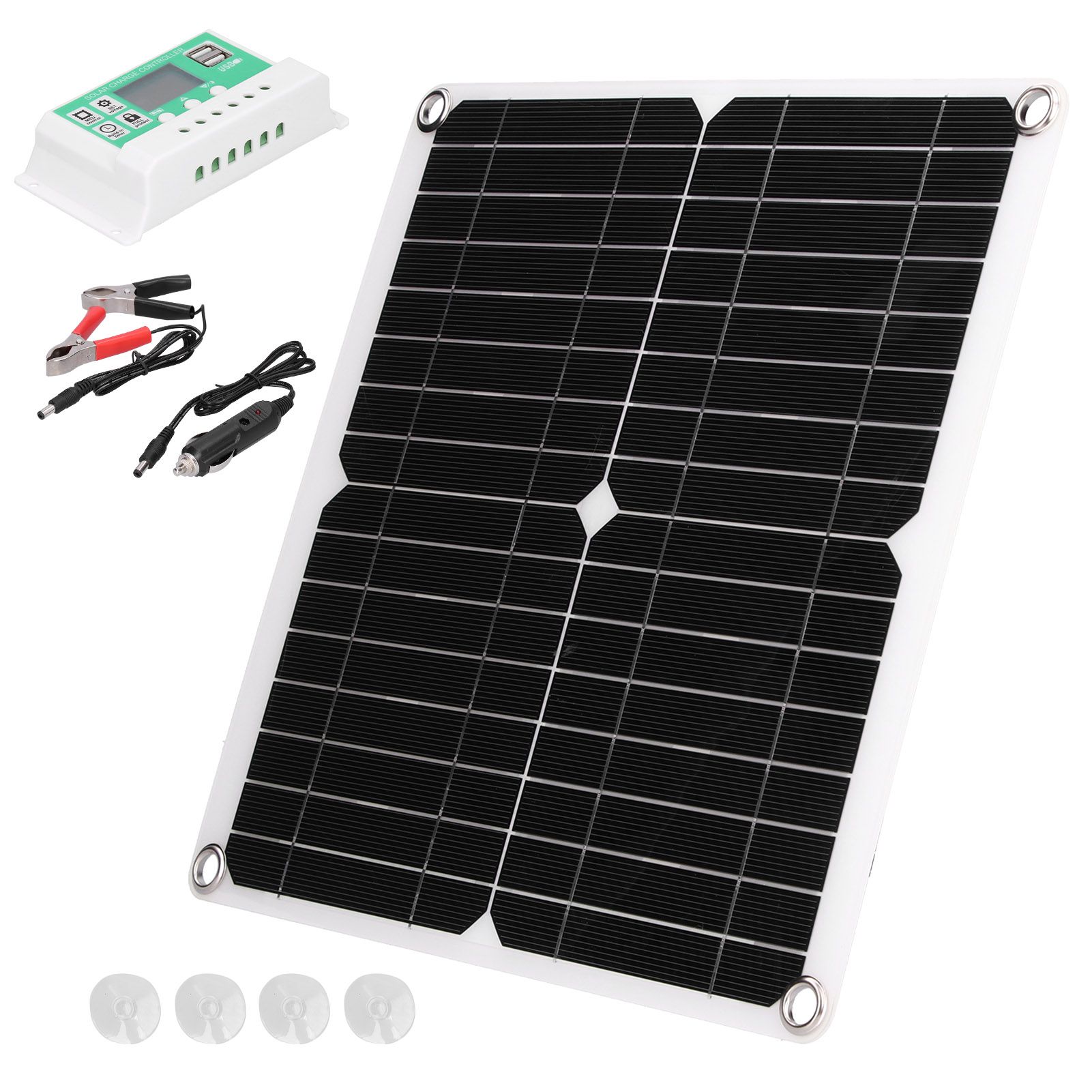 40W 18V Monocrystalline Silicon Flexible Solar Panel with 10A Solar Charge view 10
