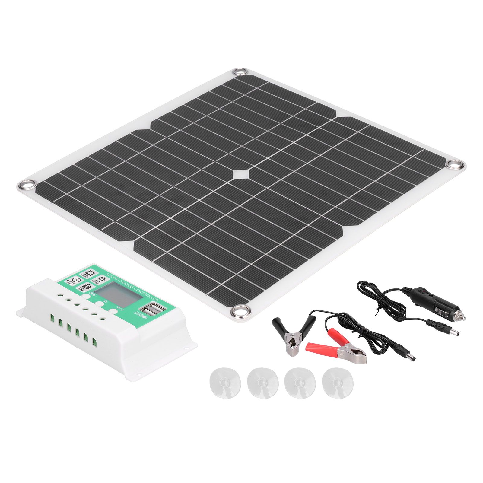 40W 18V Monocrystalline Silicon Flexible Solar Panel with 40A Solar Charge view 3