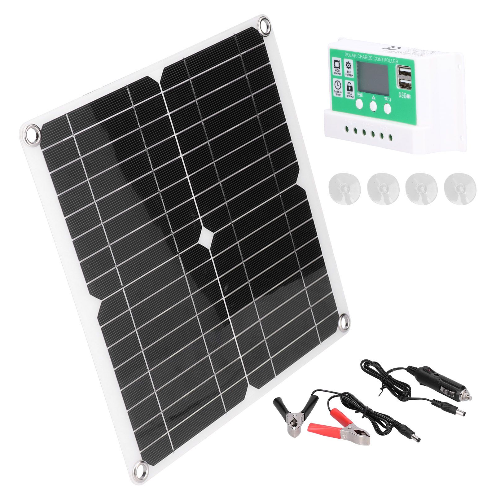 40W 18V Monocrystalline Silicon Flexible Solar Panel with 50A Solar Charge view 8