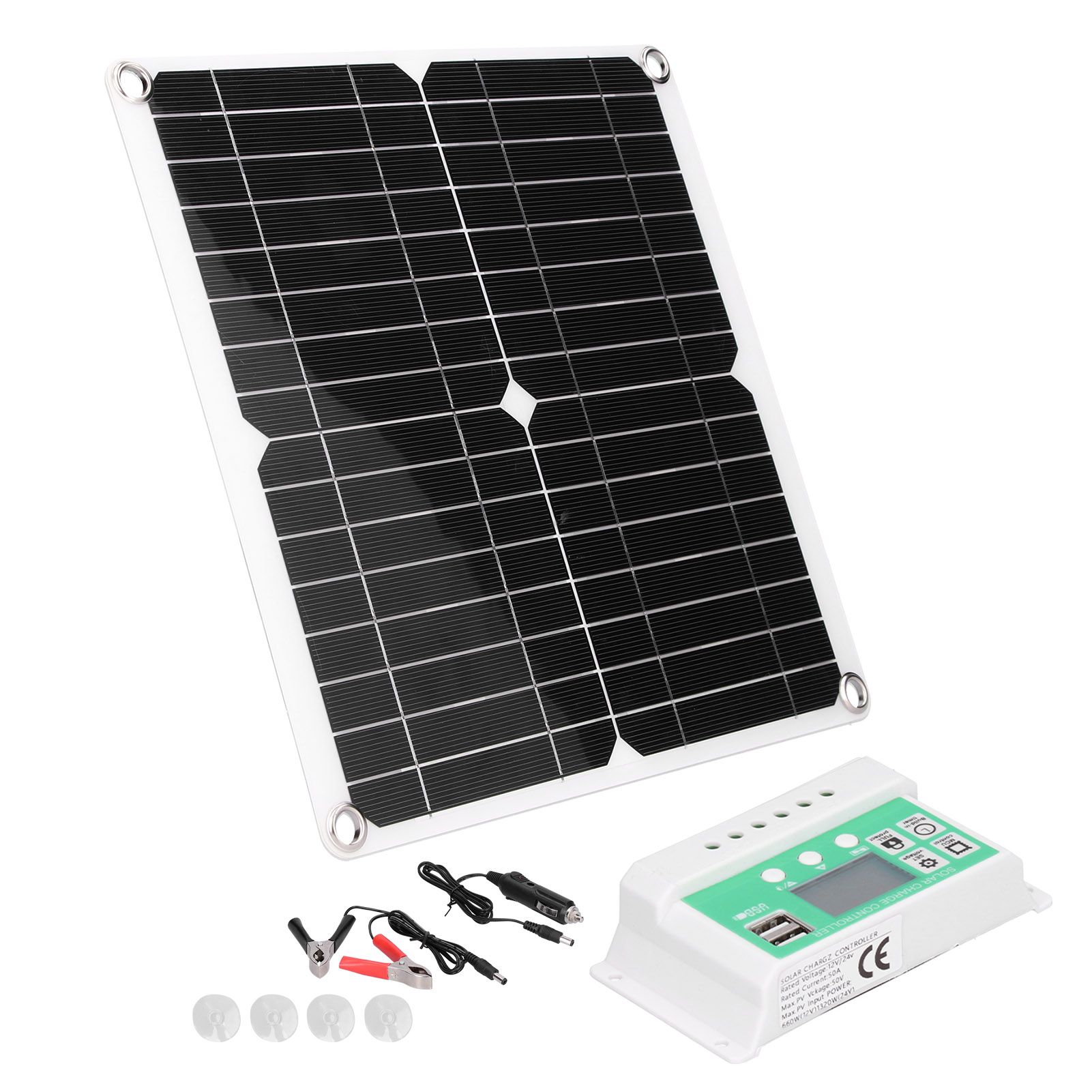 40W 18V Monocrystalline Silicon Flexible Solar Panel with 50A Solar Charge view 9