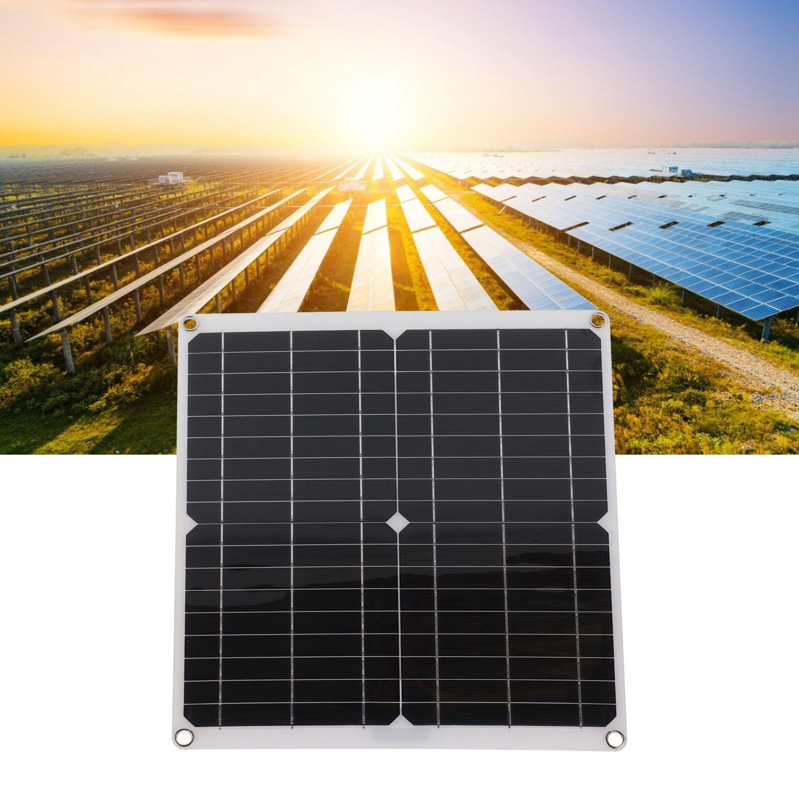 2Pcs 25W Solar Powered Panel 20V 40A Solar Charge Controller Photovoltaic view 11