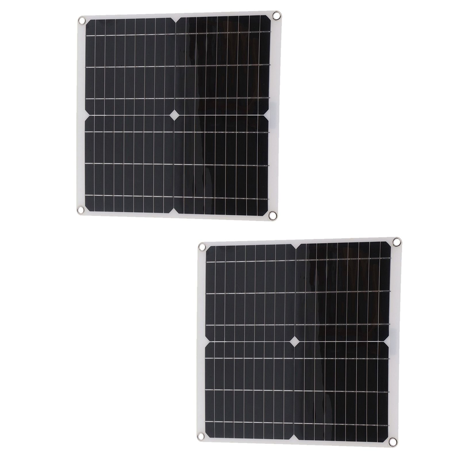 2Pcs Portable 25W Solar Panel Board 20V 60A Solar Charge Controller for — image 1