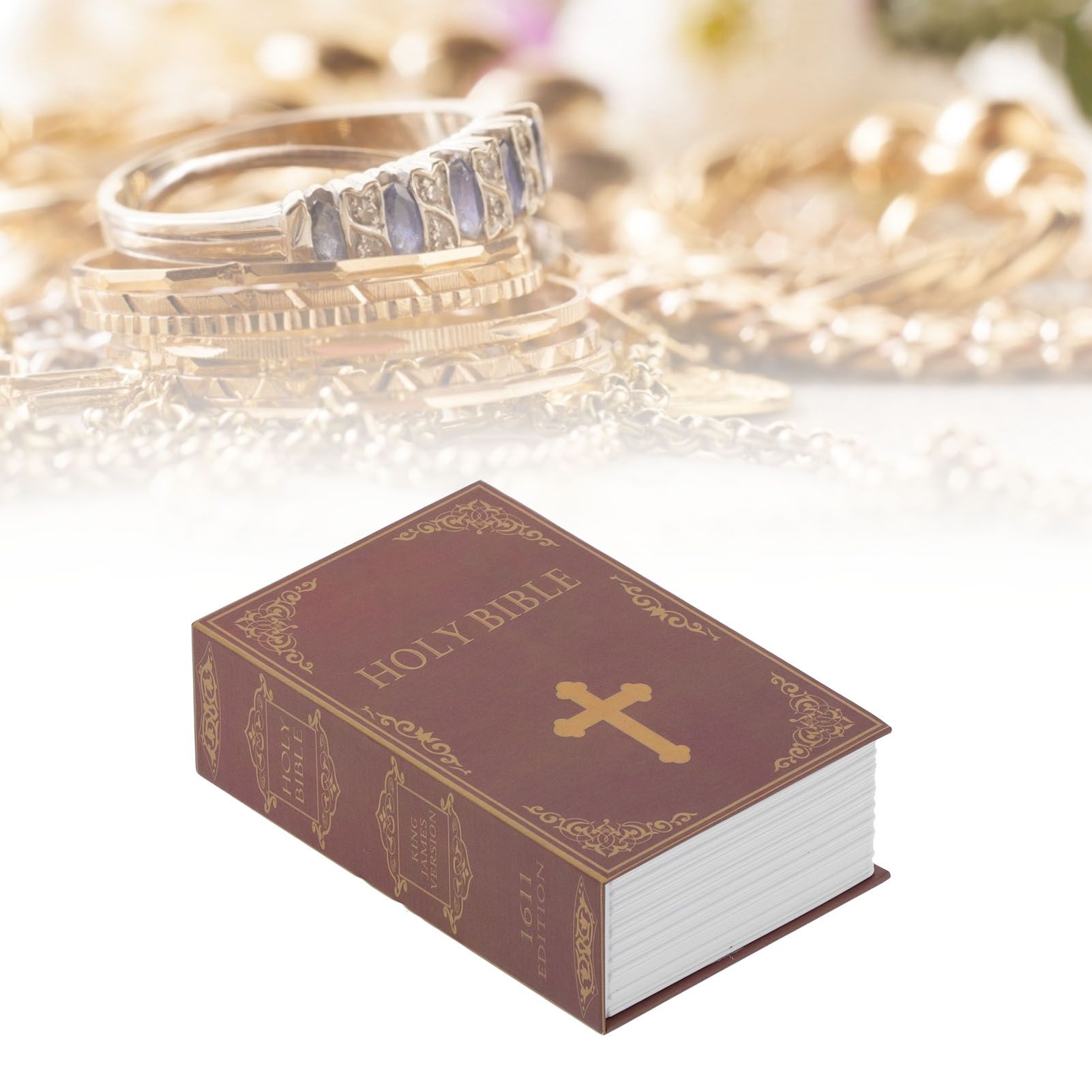 Safe Box Simulation Mini Book Dictionary Password Gift Cash Save Money Storage view 12