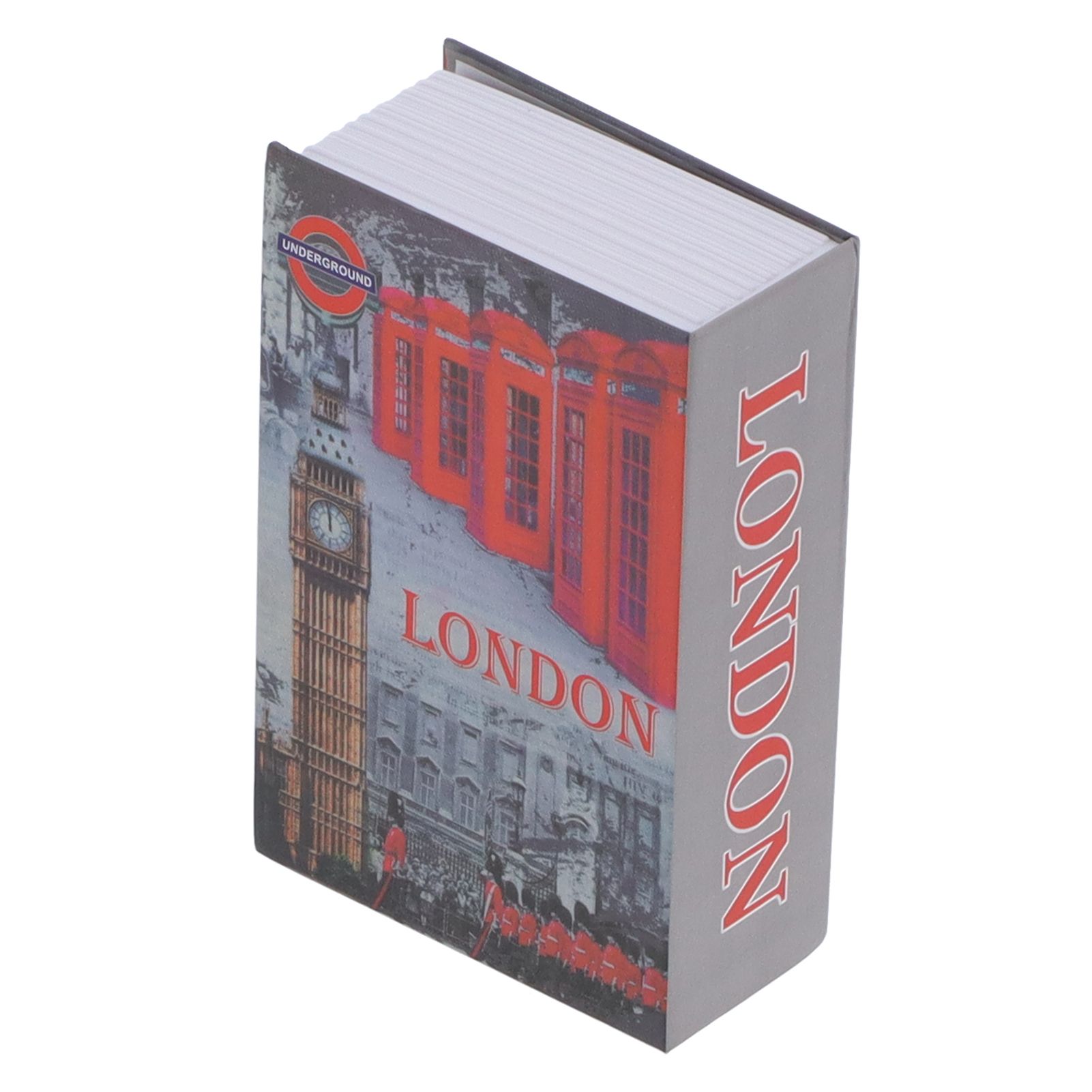 Innovative Book Safe Box Portable Simulation Book Shaped Safety Storage Box — image 1