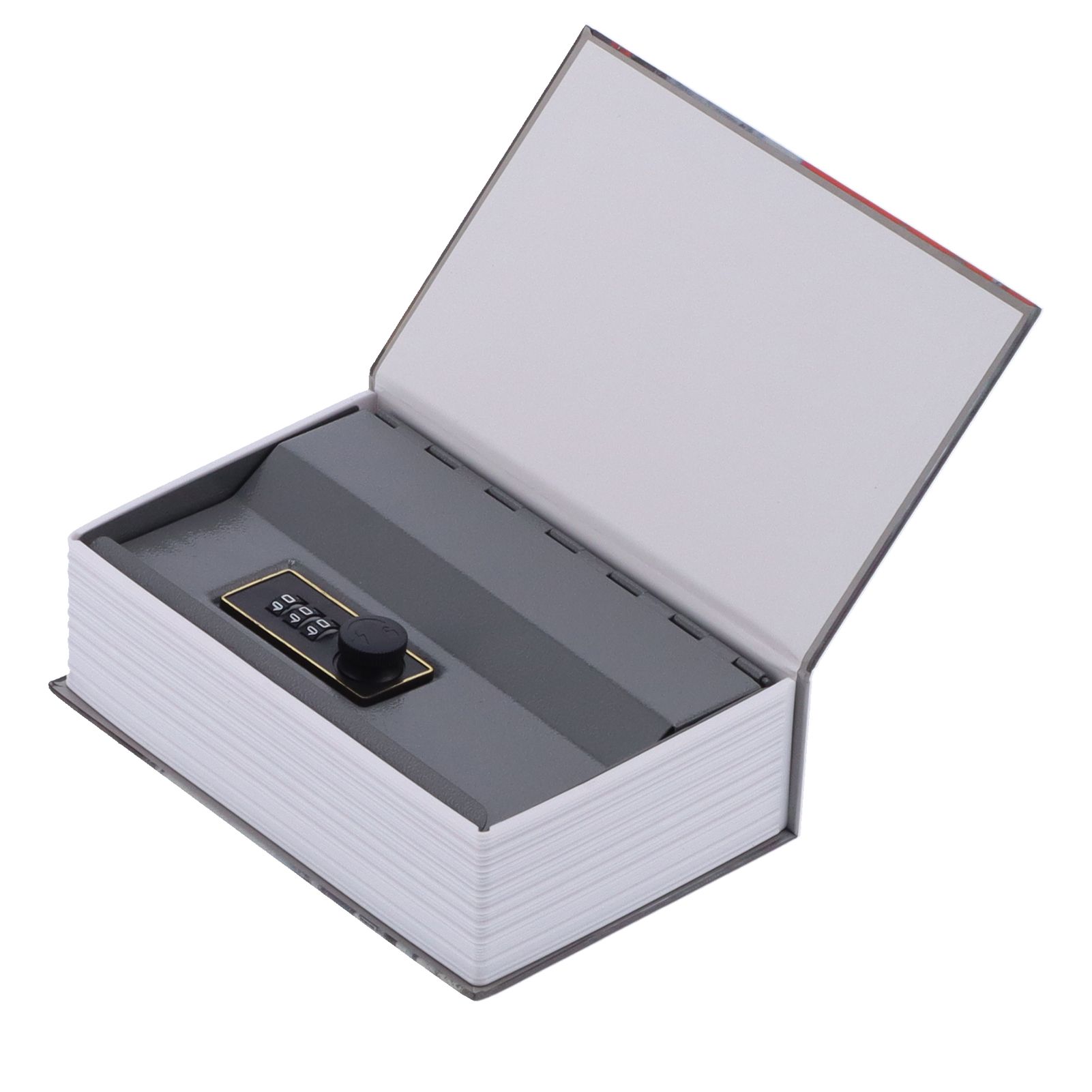 Innovative Book Safe Box Portable Simulation Book Shaped Safety Storage Box view 6