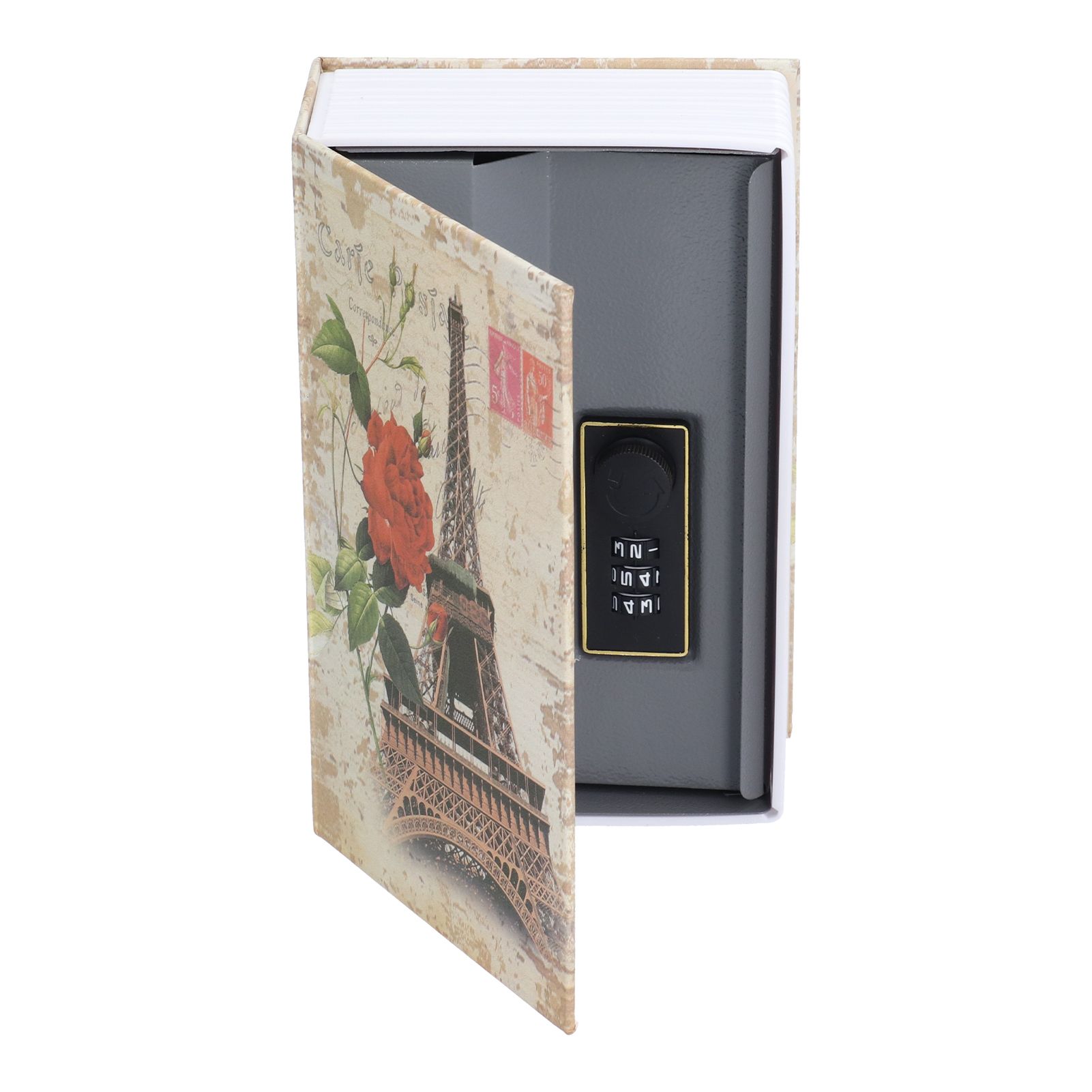 Innovative Mini Book Safe Stainless Steel Simulation Dictionary Safe Case for view 3