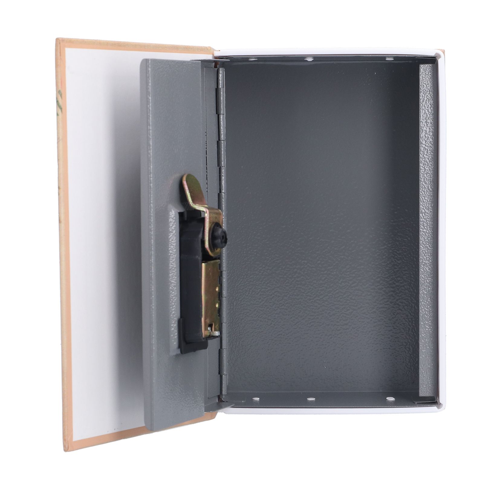 Mini Money Box with Stianless Steel Liner Simulation Book Shaped Safe Case Box view 10