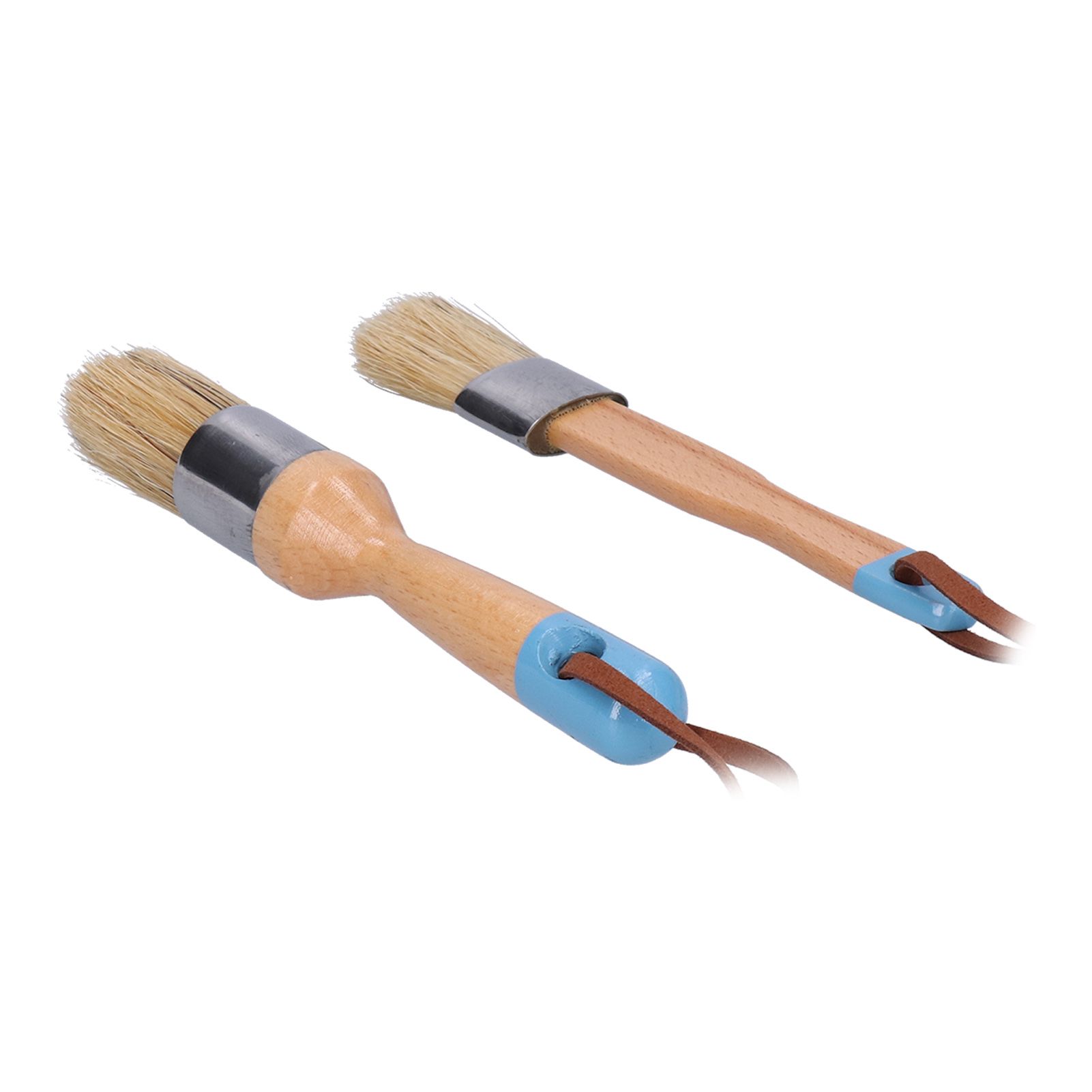 2PCS 1in Chalk &amp; Wax Paint Brush for Furniture DIY Painting and Waxing view 5
